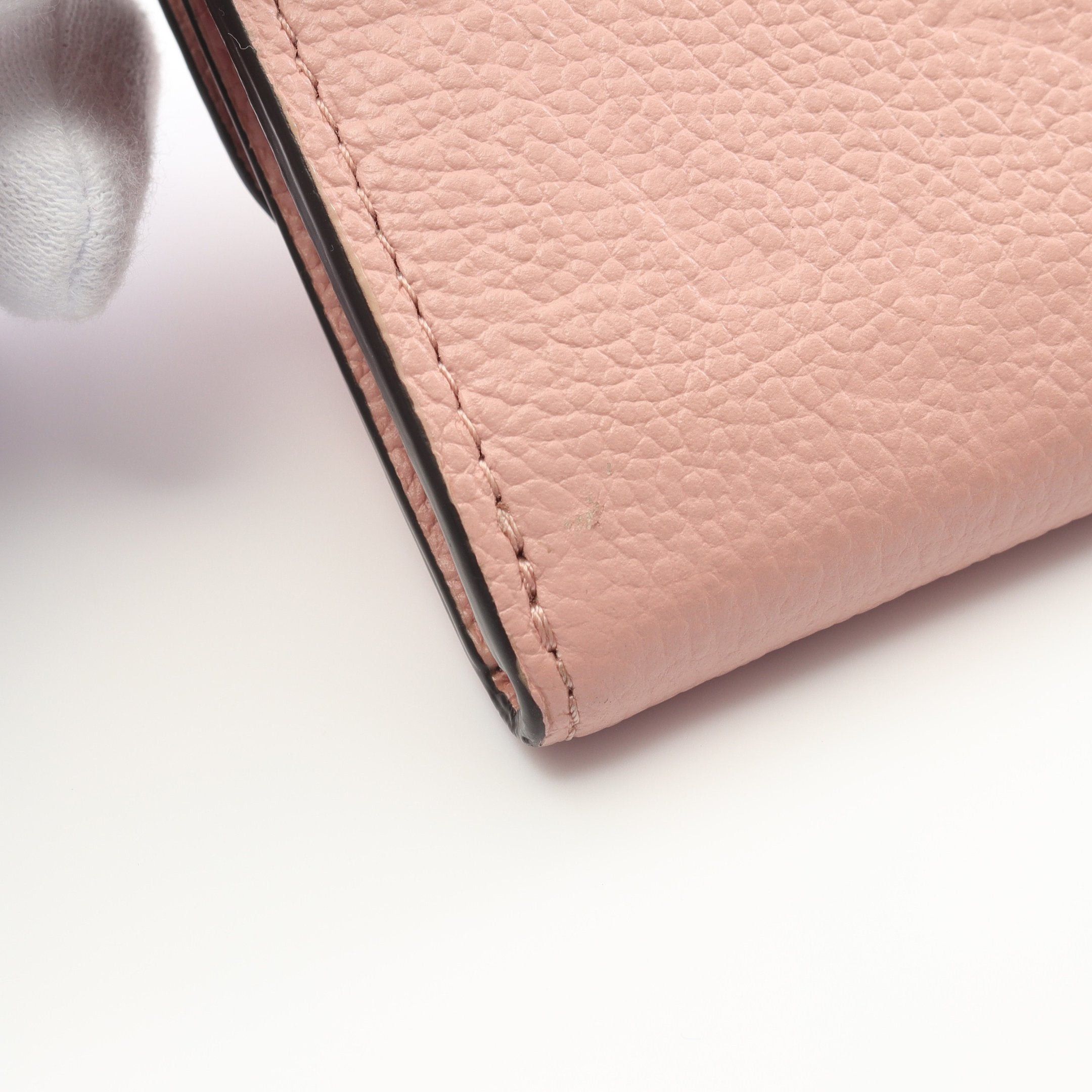 Louis Vuitton Louis Vuitton Porte-Monnaie Rosary Monogram Amplant Rose Poodle Bi-Fold Wallet Leather Pink Size ONE SIZE - 7 Thumbnail