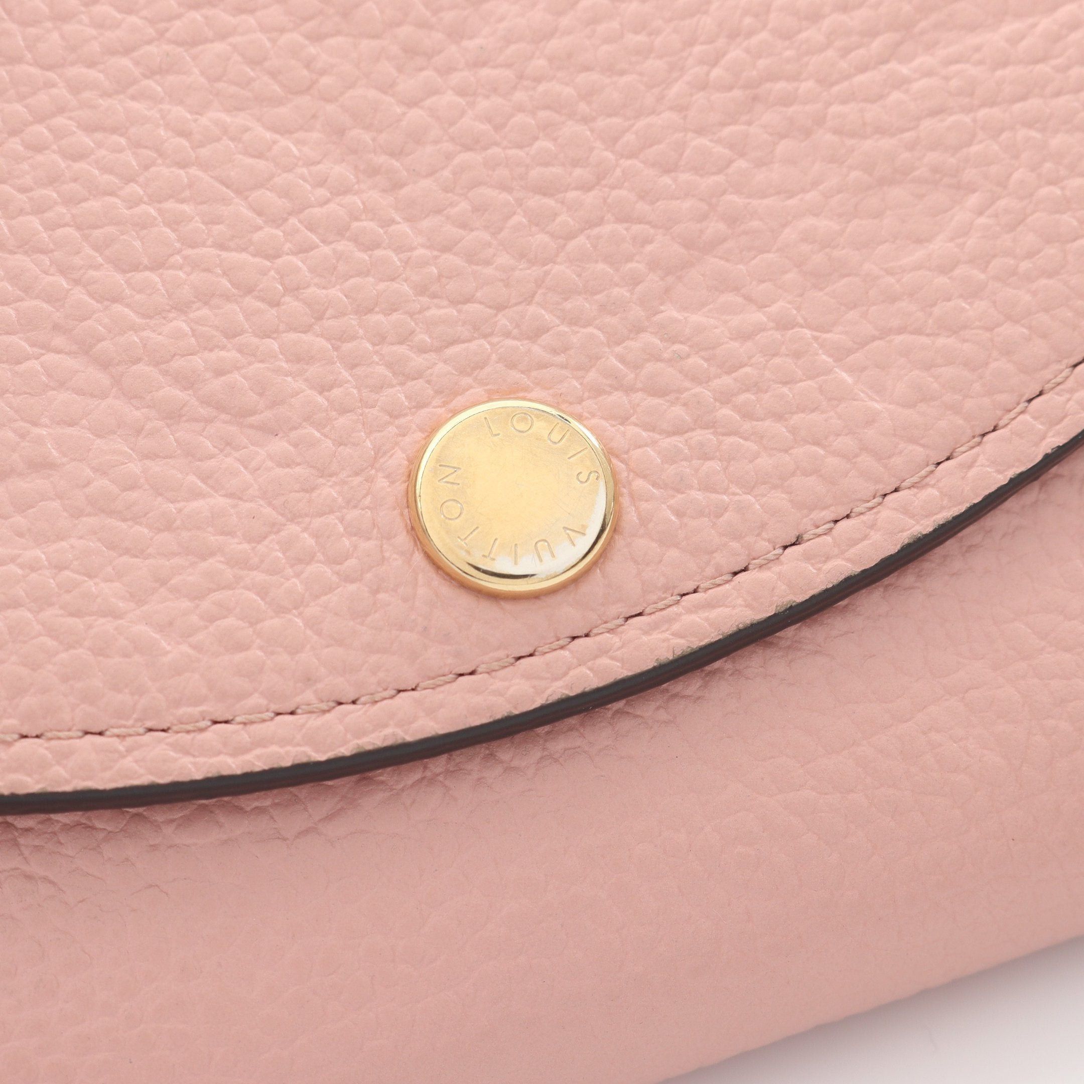 Louis Vuitton Louis Vuitton Porte-Monnaie Rosary Monogram Amplant Rose Poodle Bi-Fold Wallet Leather Pink Size ONE SIZE - 9 Thumbnail