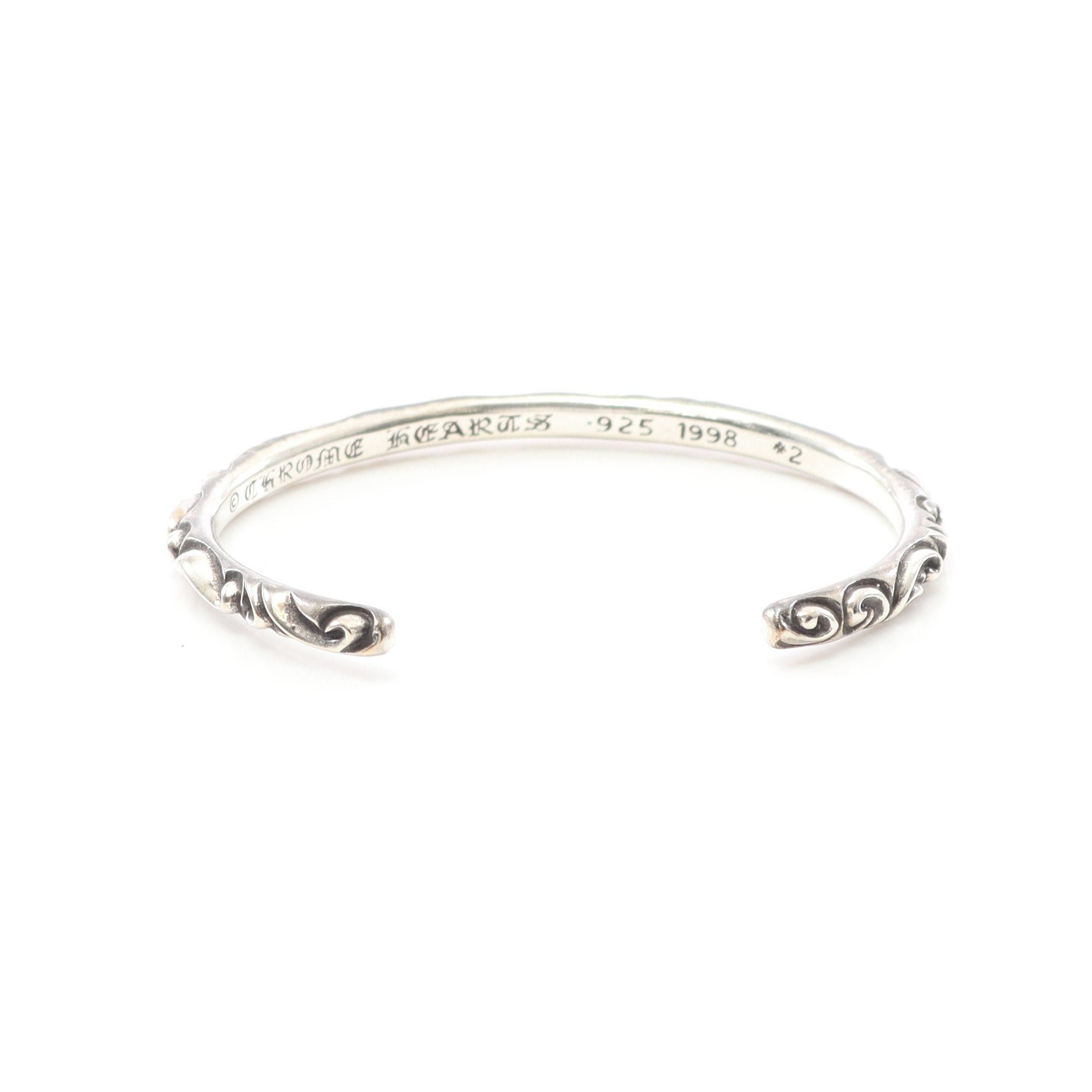 Chrome Hearts Chrome Hearts Scroll Bangle Sv925 Silver Size ONE SIZE - 2 Thumbnail