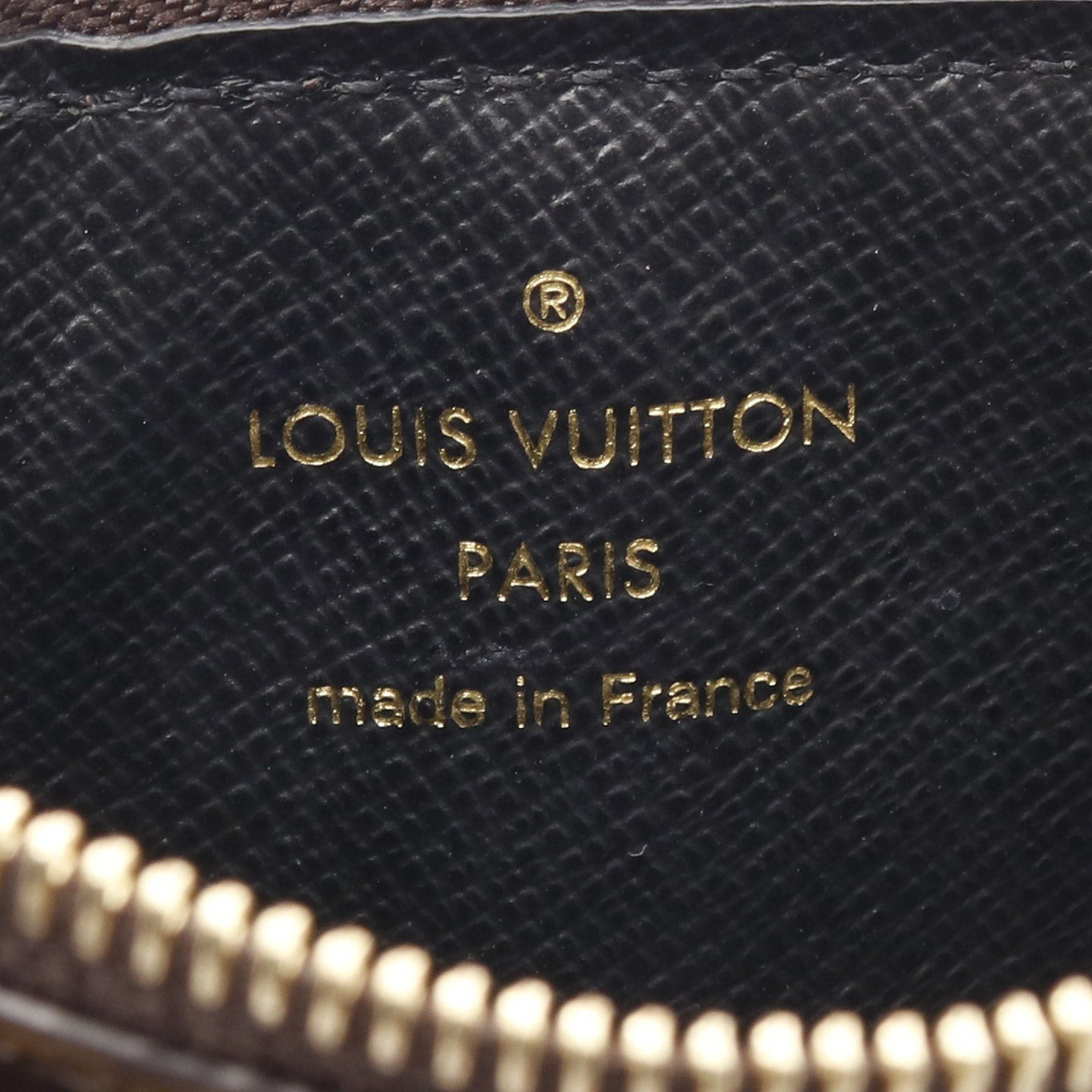 Louis Vuitton Louis Vuitton Porto Cult Recto Verso Monogram Noir Coin Purse Brown With Key Ring Size ONE SIZE - 4 Thumbnail