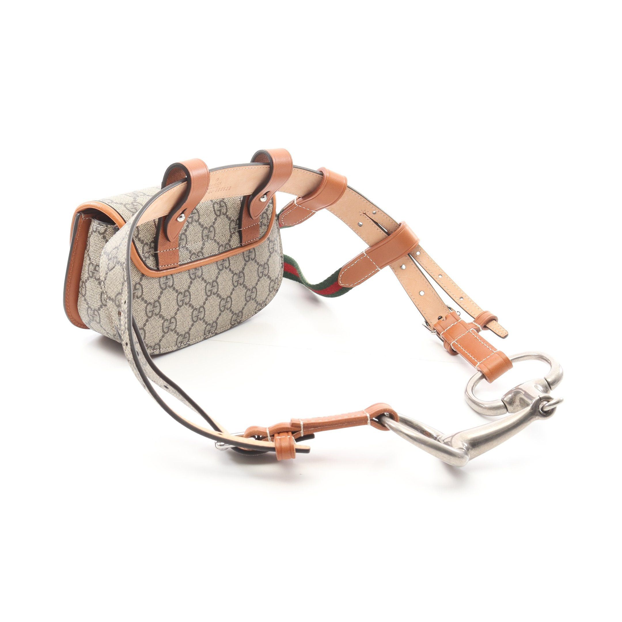 Gucci Gucci Bamboo 1947 Mini Belt Bag Body Waist Leather Beige Light Brown Size ONE SIZE - 2 Thumbnail