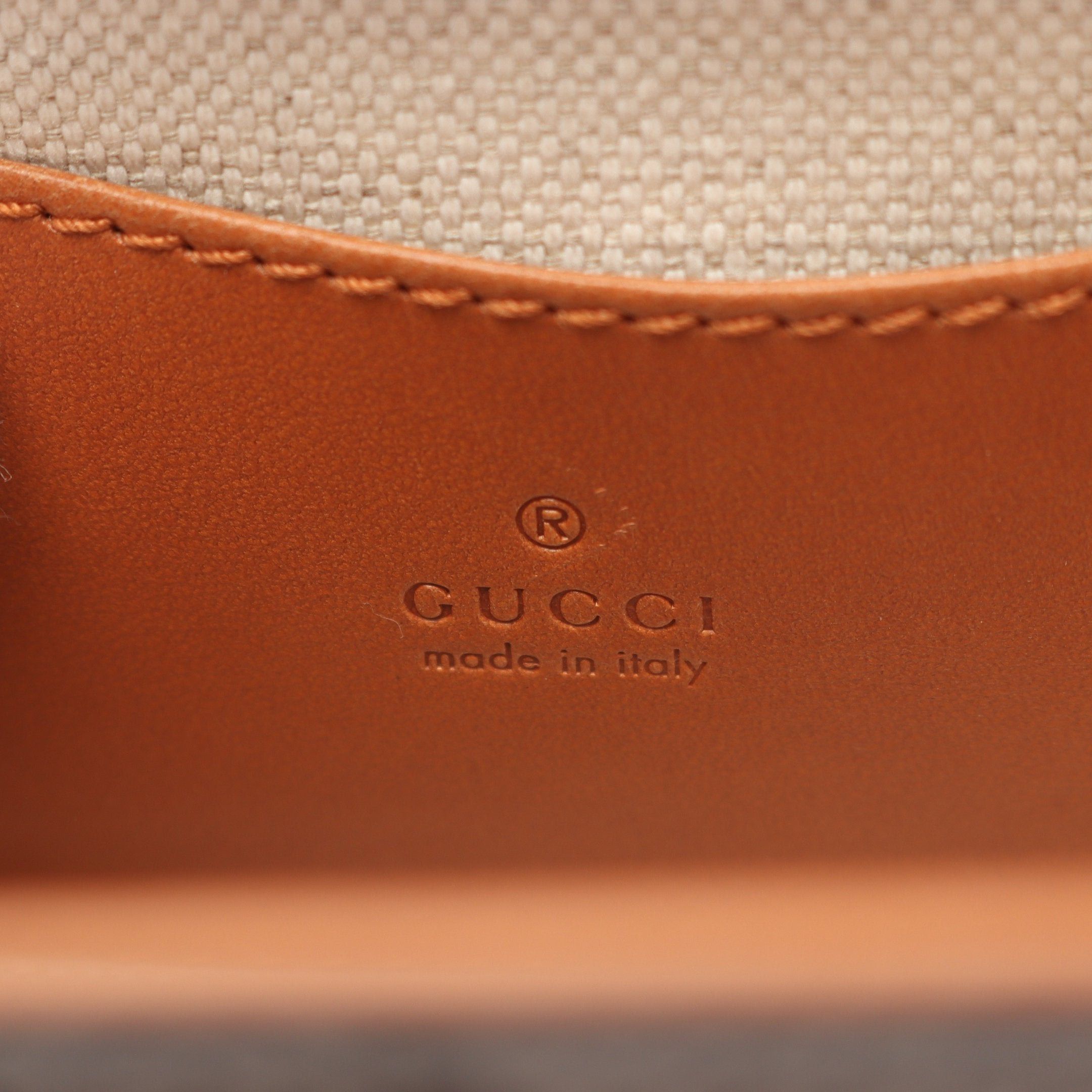 Gucci Gucci Bamboo 1947 Mini Belt Bag Body Waist Leather Beige Light Brown Size ONE SIZE - 4 Thumbnail
