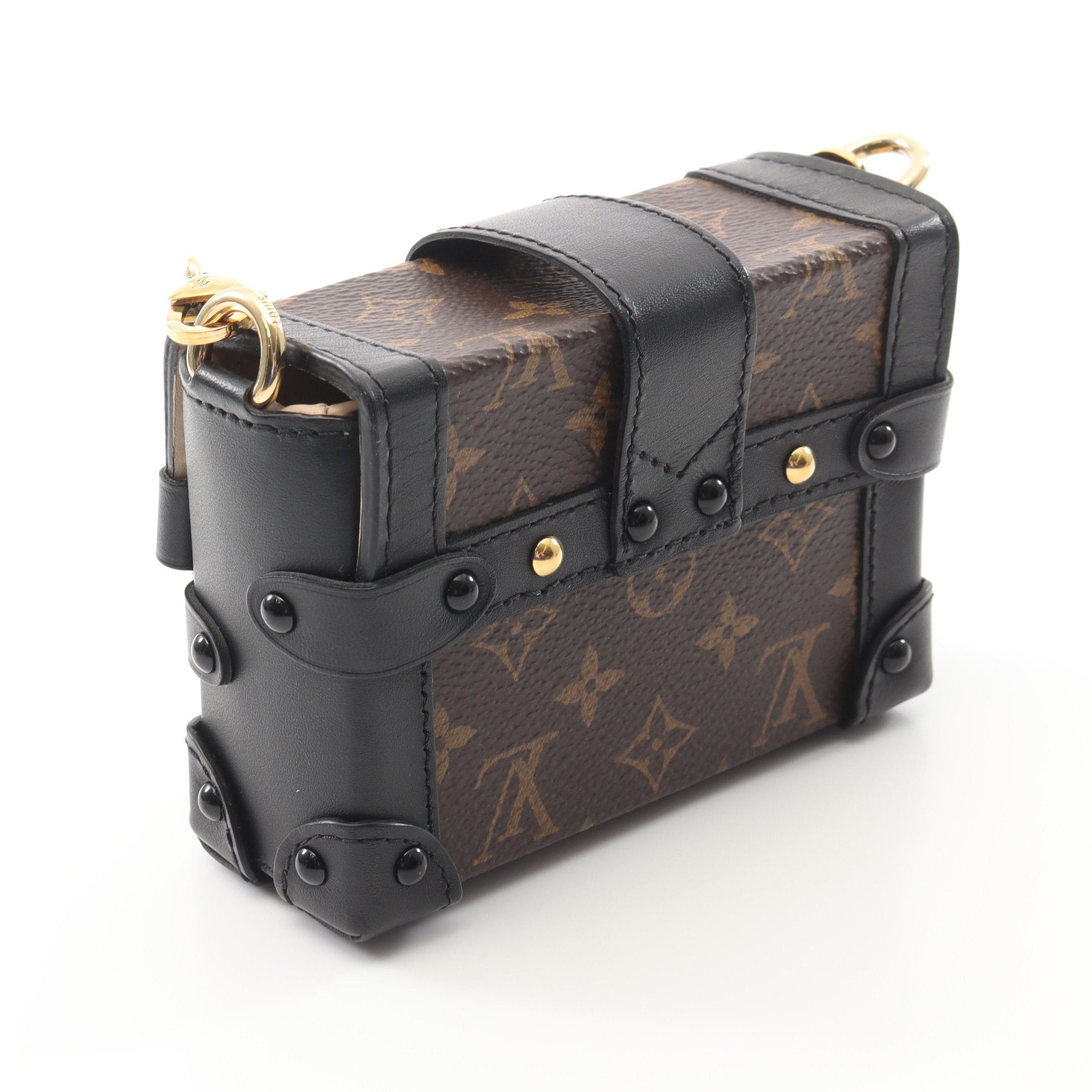 Louis Vuitton Louis Vuitton Essential Trunk Monogram Chain Shoulder Bag Brown Size ONE SIZE - 2 Thumbnail