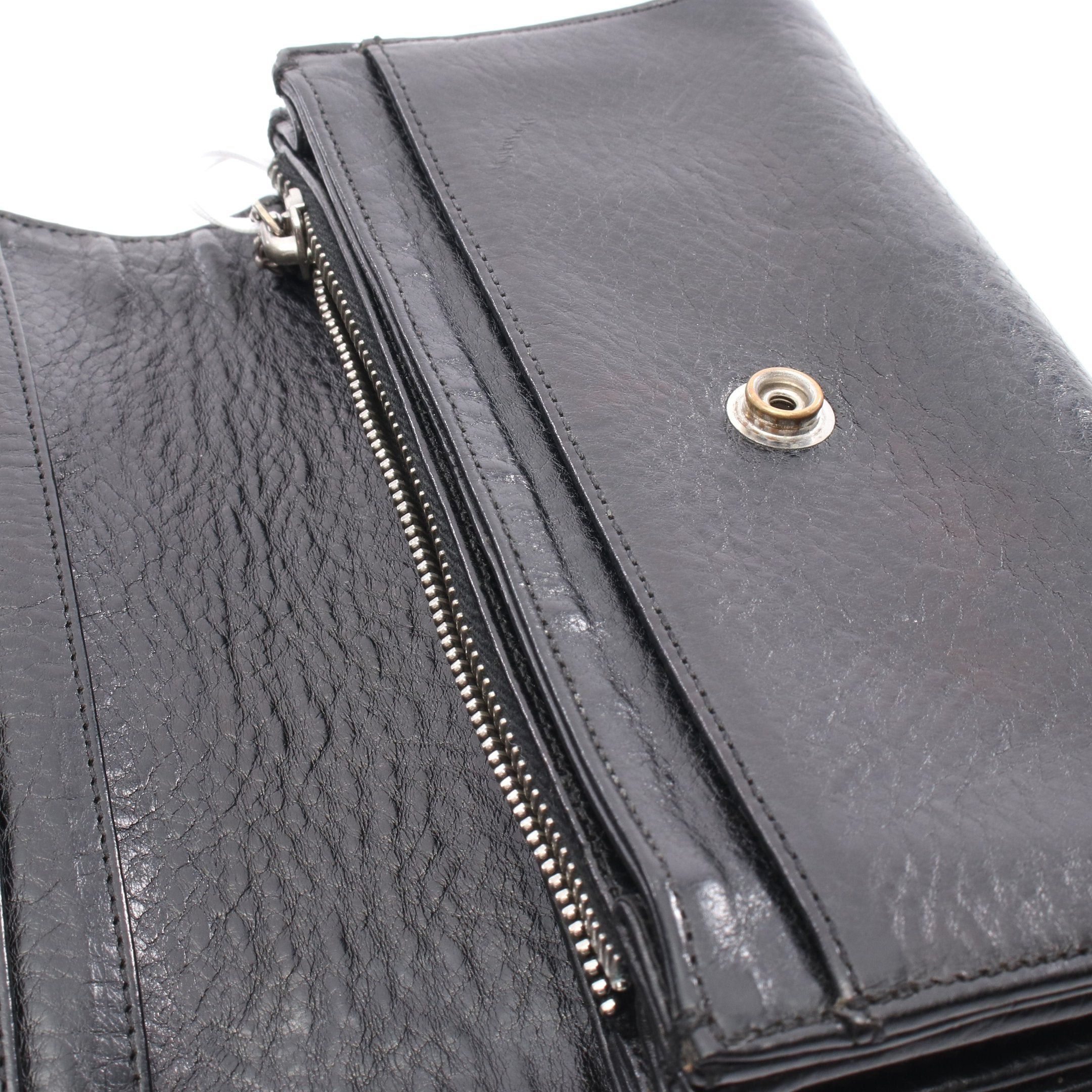 Chrome Hearts Chrome Hearts Judy Bi-Fold Long Wallet Leather Black Size ONE SIZE - 6 Thumbnail