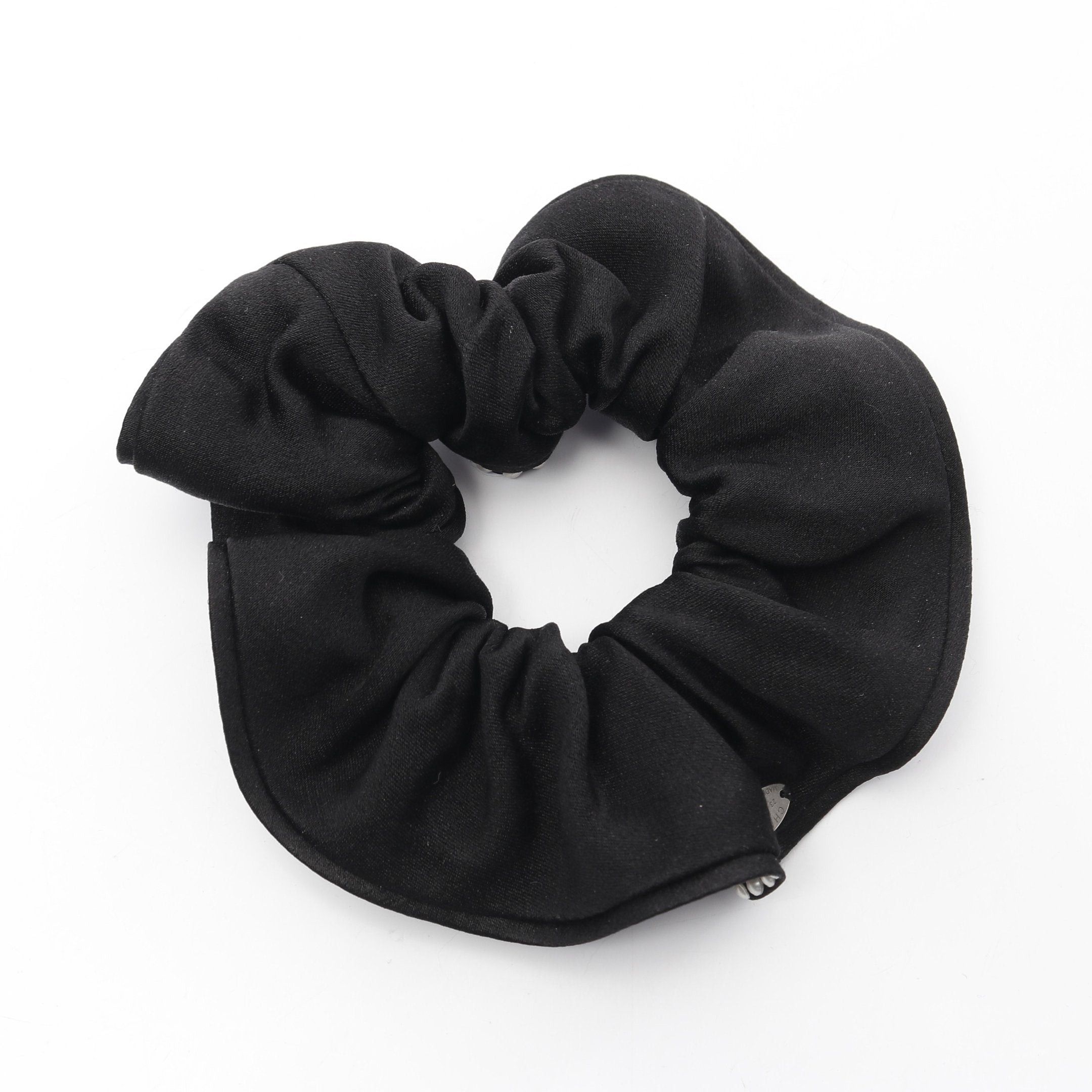Chanel Chanel Coco Mark Scrunchie Hair Accessory Fabric Black Size ONE SIZE - 2 Thumbnail