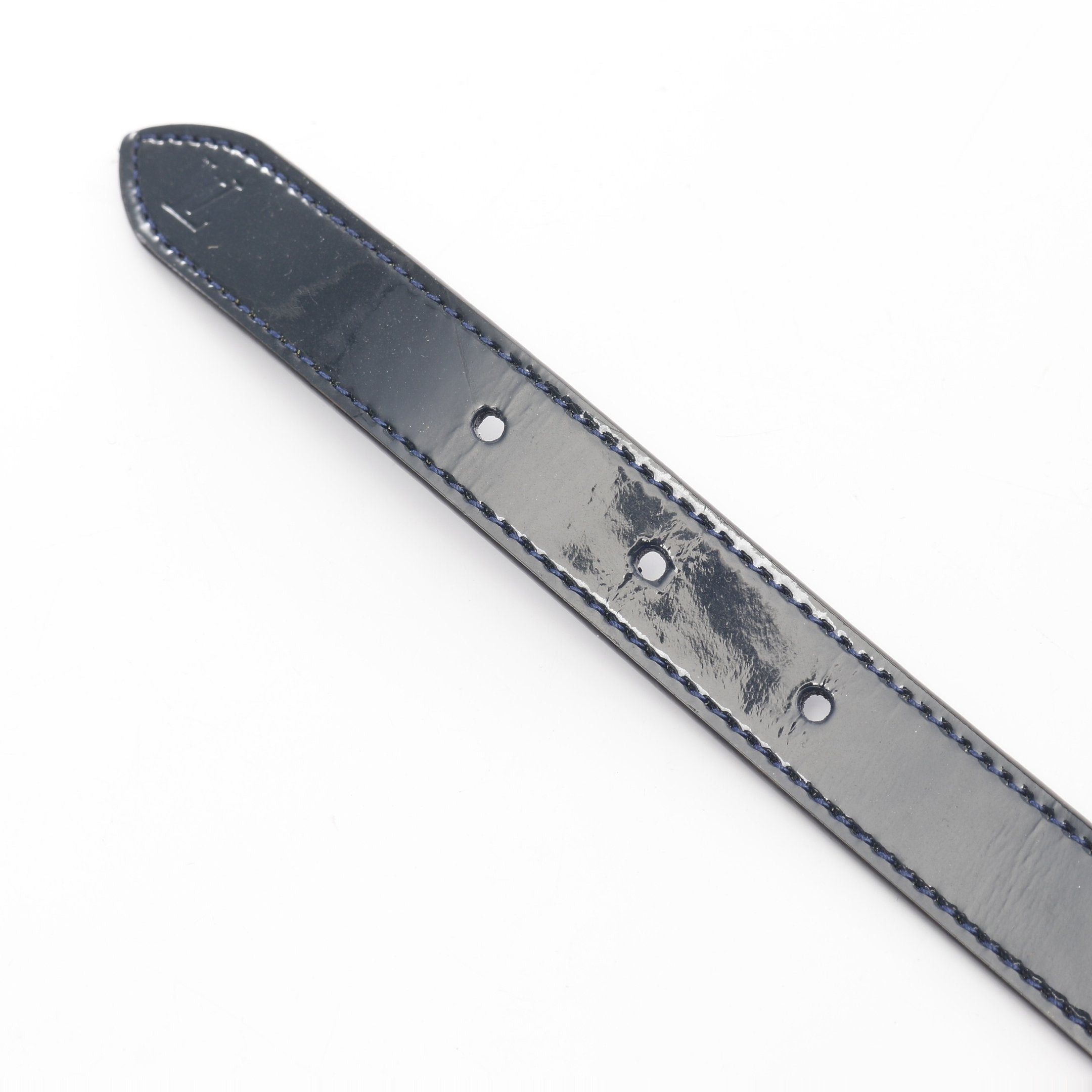 Louis Vuitton Louis Vuitton Belt Patent Leather Dark Navy Size ONE SIZE - 3 Thumbnail