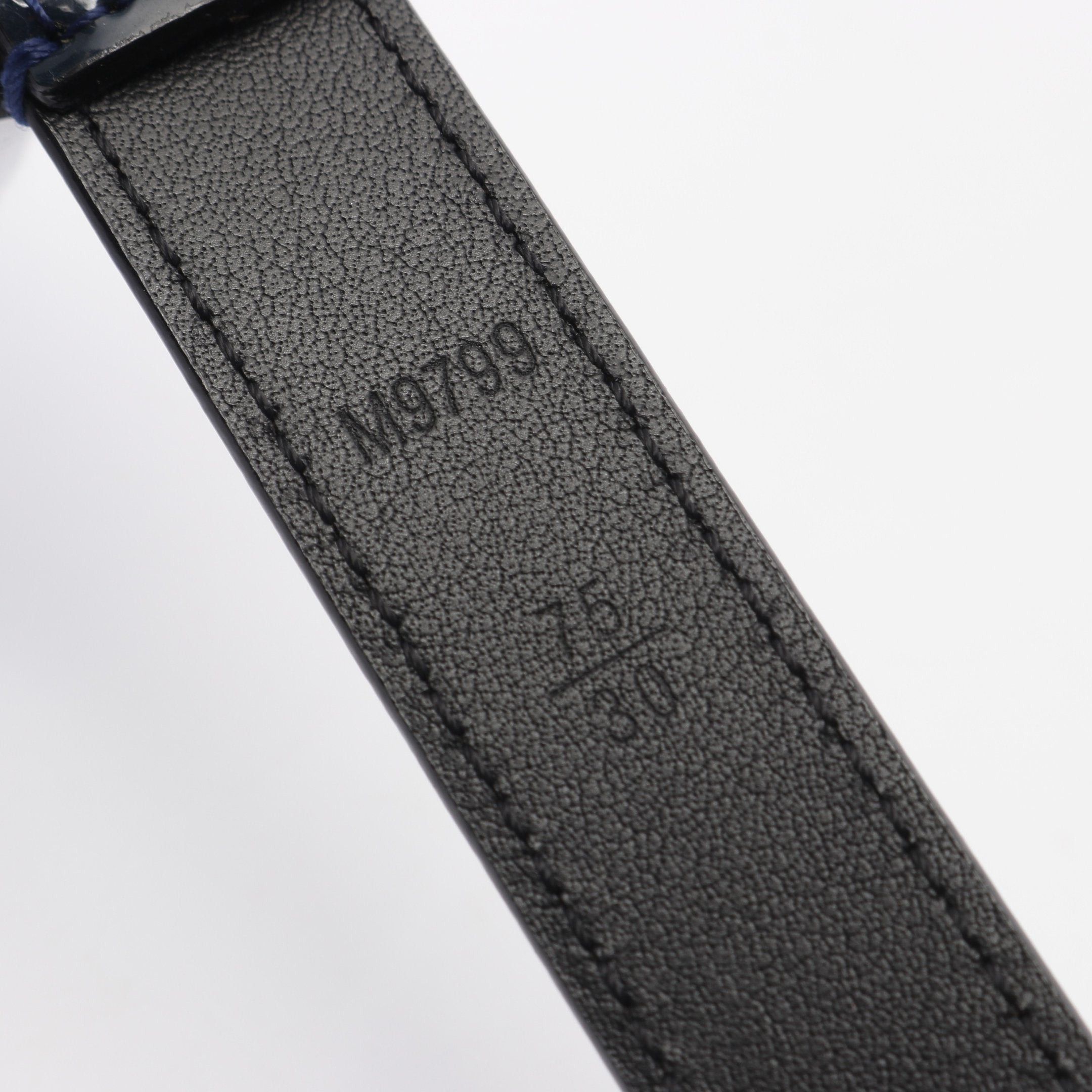 Louis Vuitton Louis Vuitton Belt Patent Leather Dark Navy Size ONE SIZE - 6 Thumbnail