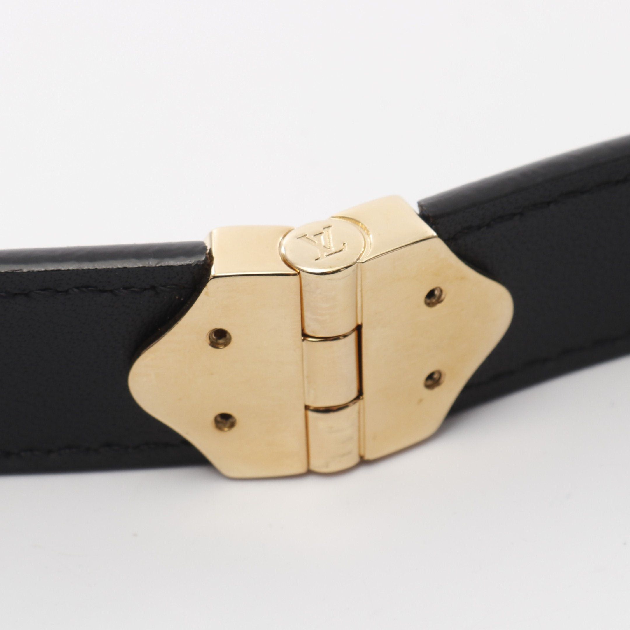 Louis Vuitton Louis Vuitton Belt Patent Leather Dark Navy Size ONE SIZE - 10 Thumbnail