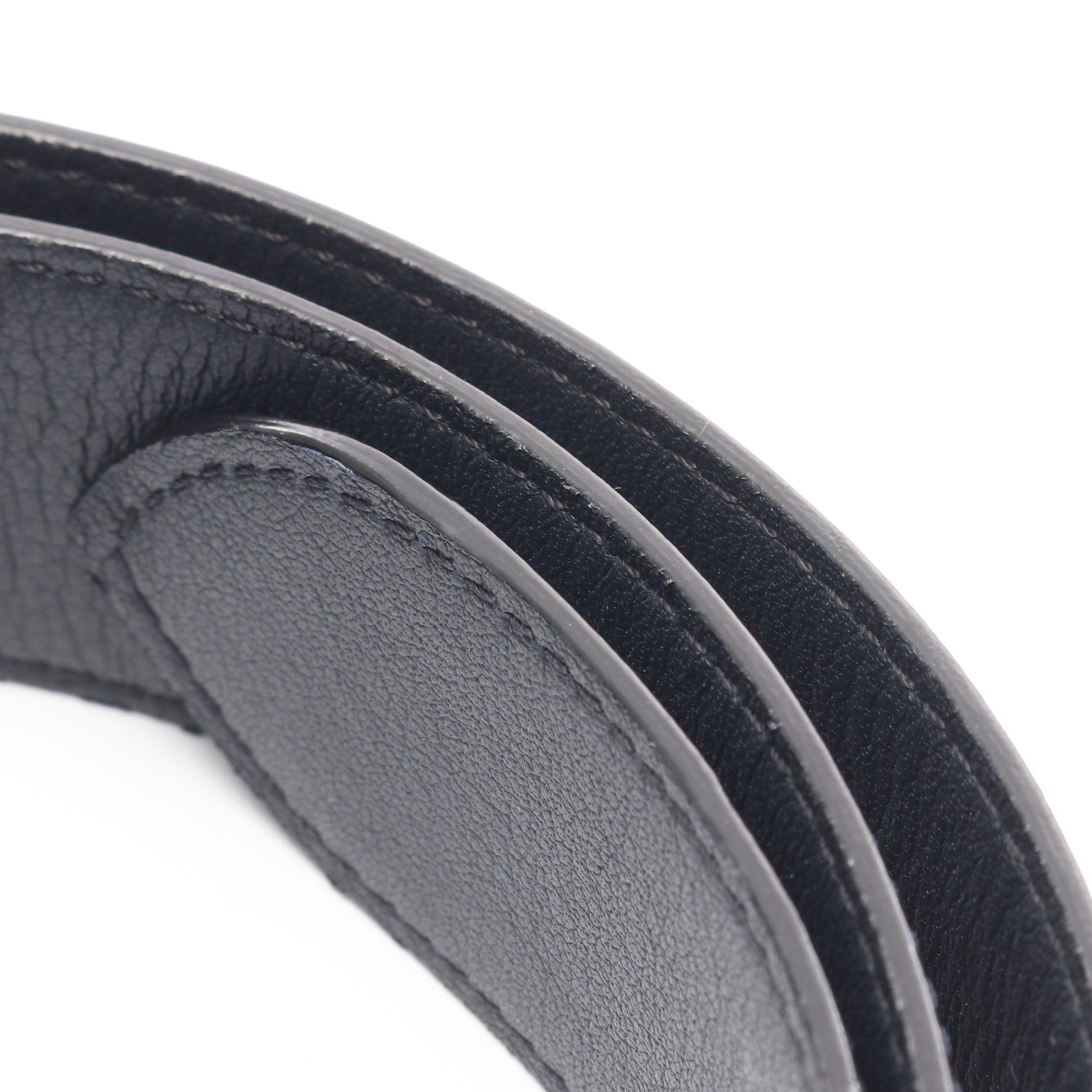 Louis Vuitton Louis Vuitton Belt Leather Dark Navy Size ONE SIZE - 7 Thumbnail
