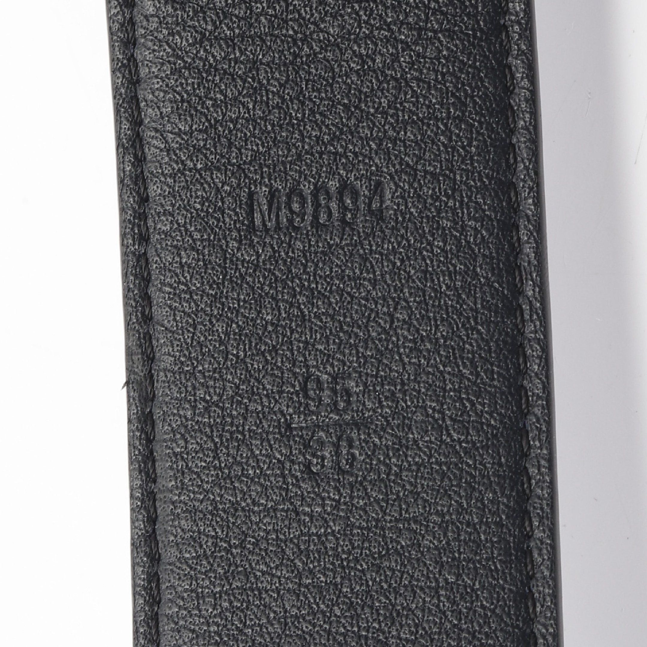 Louis Vuitton Louis Vuitton Belt Leather Dark Navy Size ONE SIZE - 6 Thumbnail