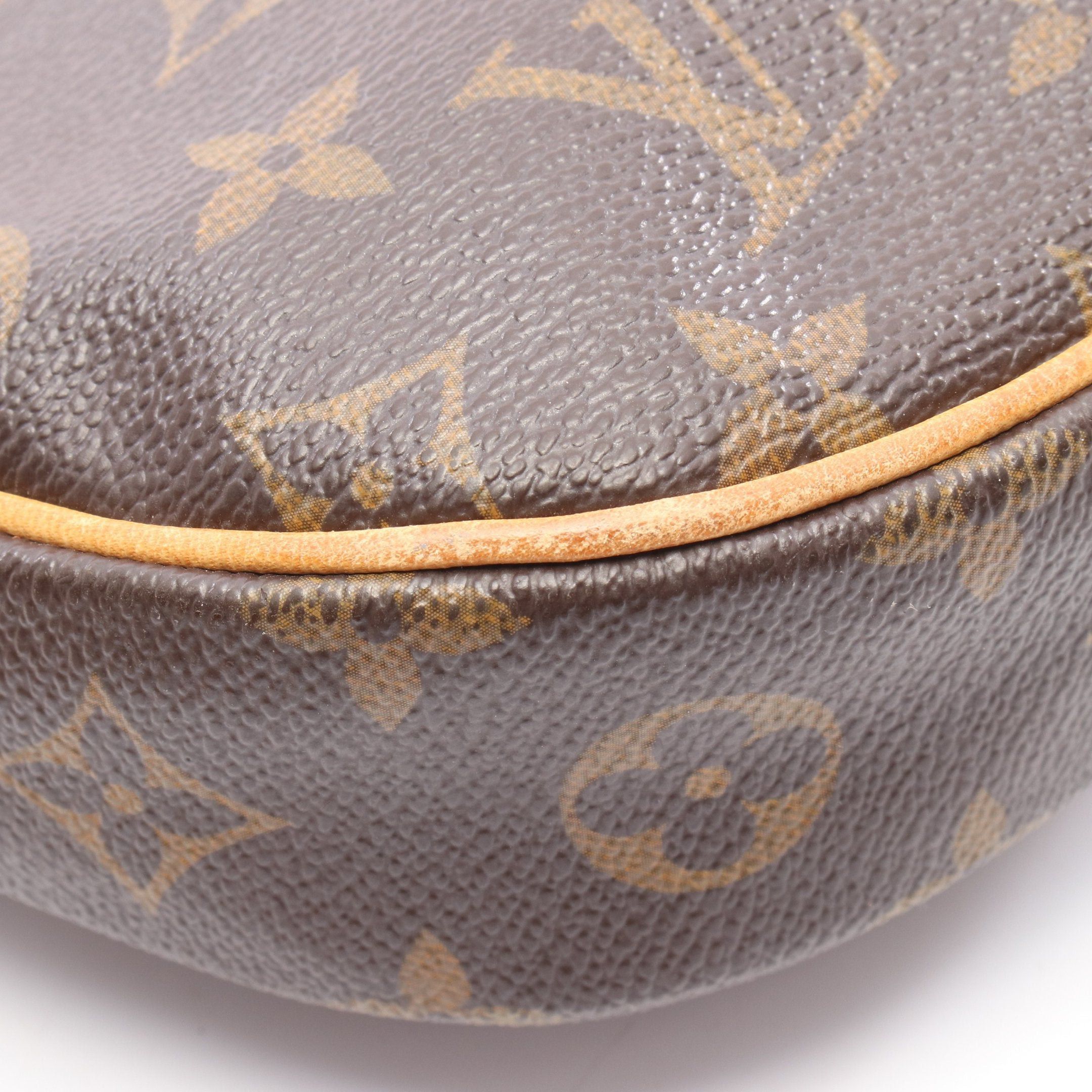 Louis Vuitton Louis Vuitton Odeon Pm Monogram Shoulder Bag Leather Brown Size ONE SIZE - 7 Thumbnail