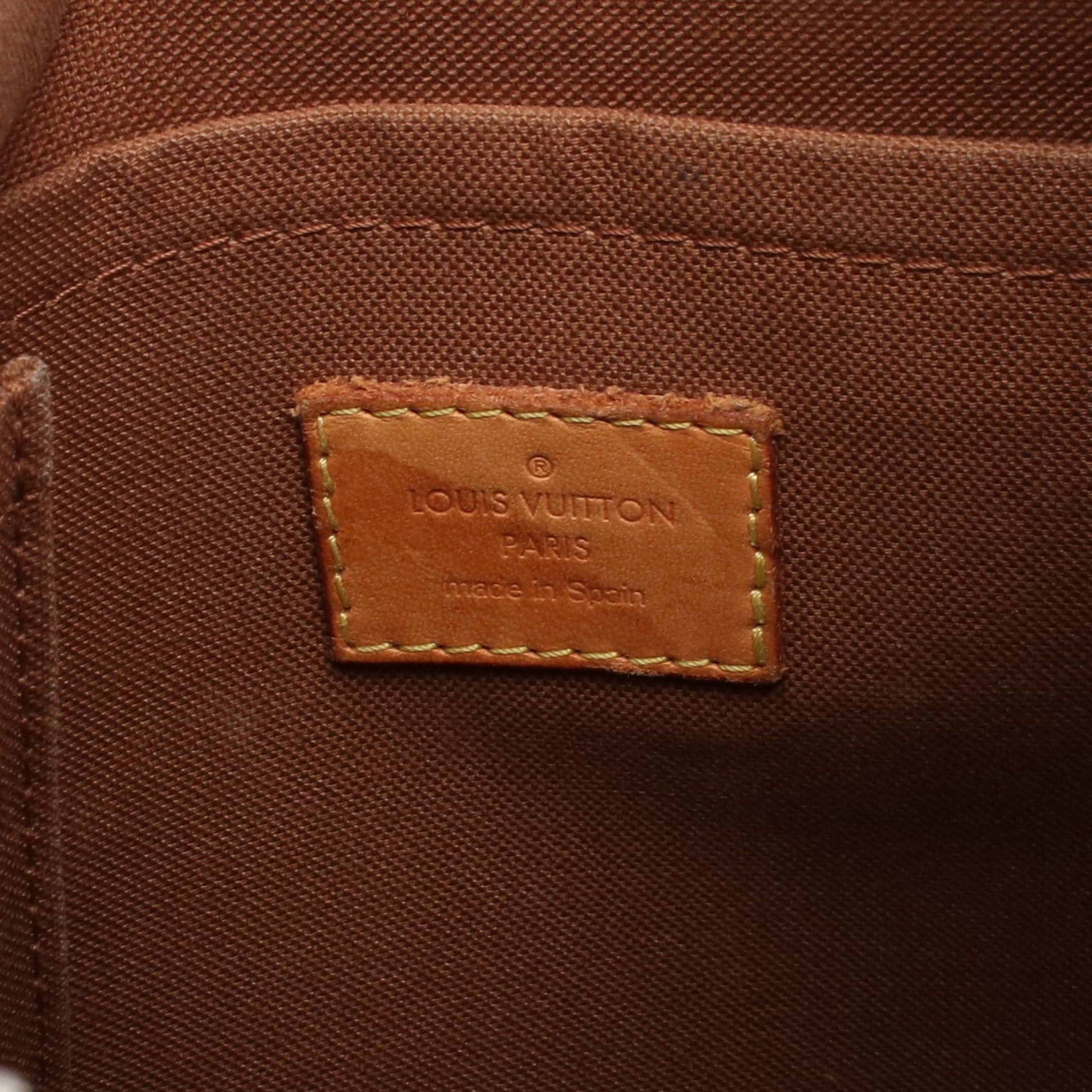 Louis Vuitton Louis Vuitton Odeon Pm Monogram Shoulder Bag Leather Brown Size ONE SIZE - 4 Thumbnail