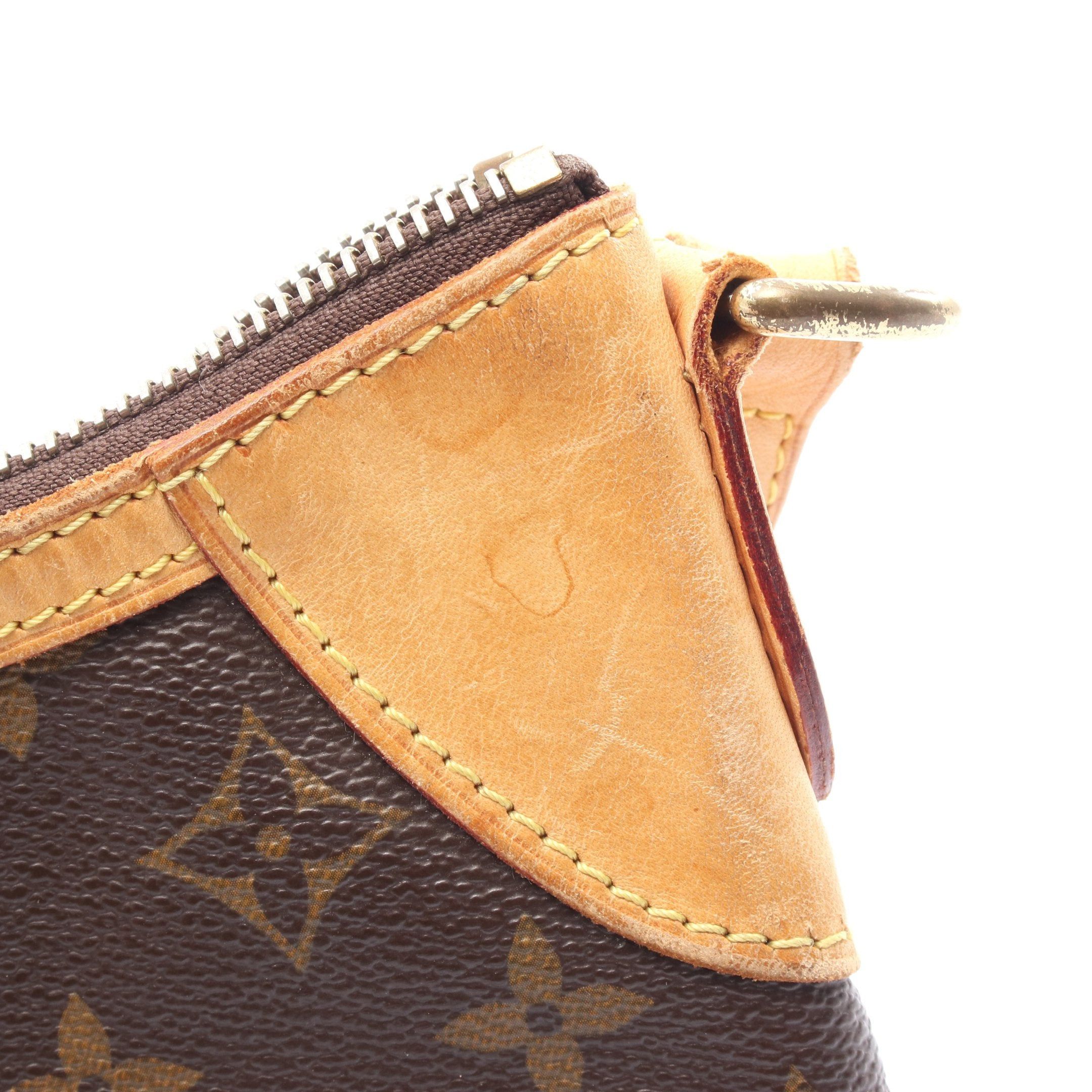 Louis Vuitton Louis Vuitton Odeon Pm Monogram Shoulder Bag Leather Brown Size ONE SIZE - 8 Thumbnail