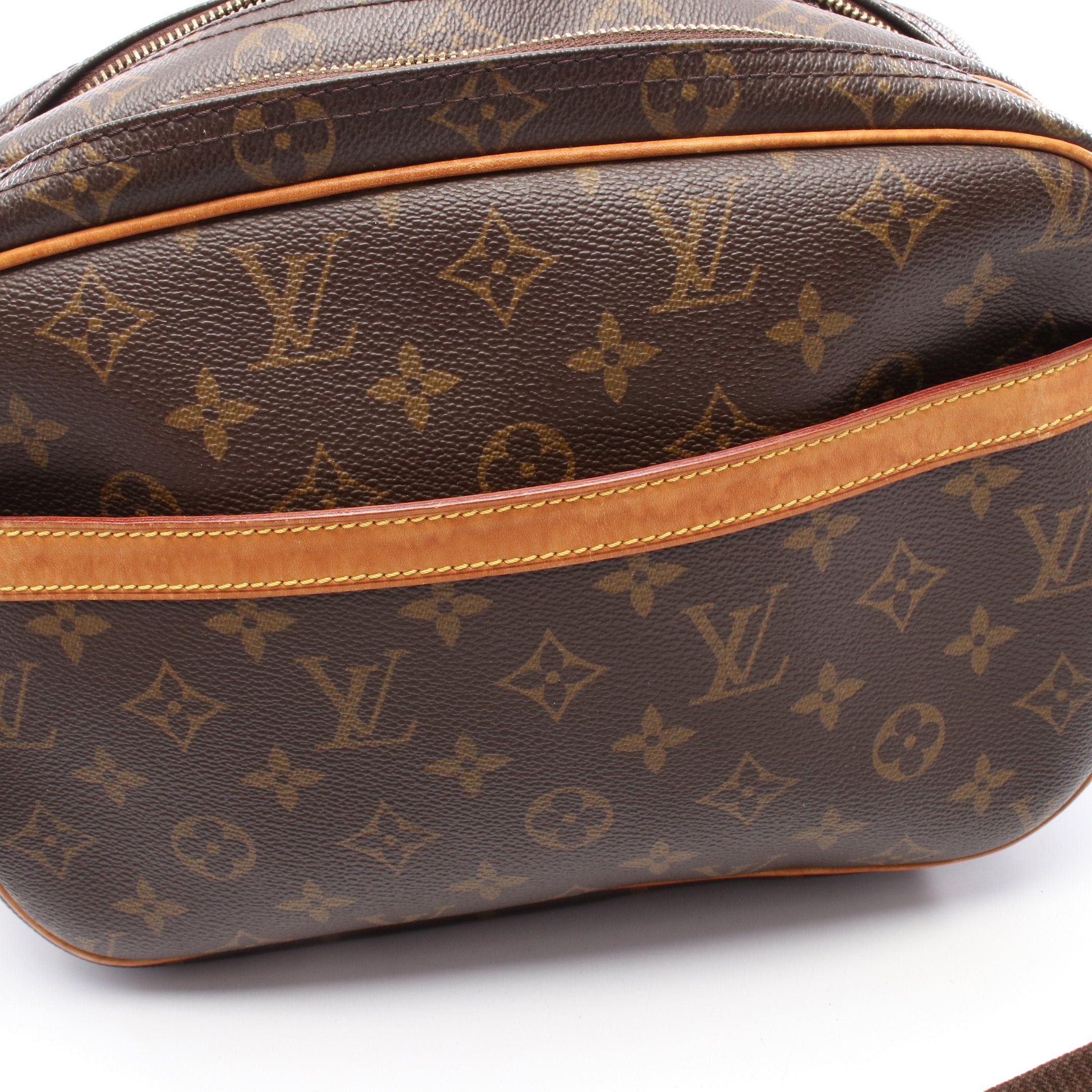Louis Vuitton Louis Vuitton Reporter Pm Monogram Shoulder Bag Leather Brown Size ONE SIZE - 8 Thumbnail
