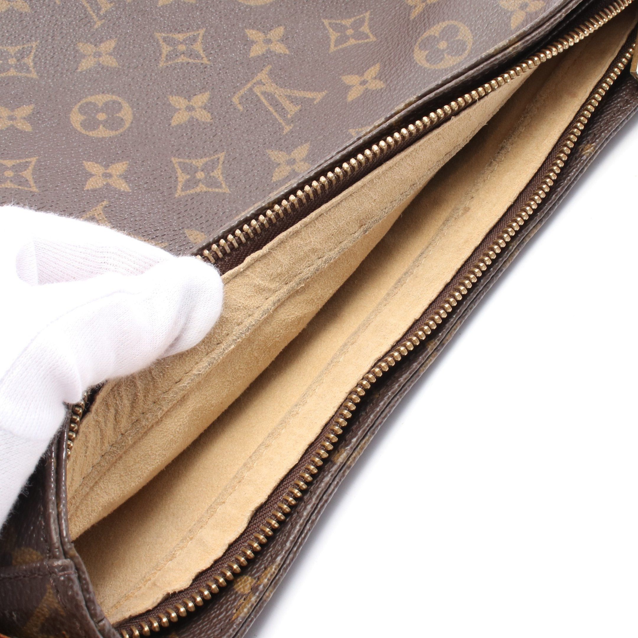 Louis Vuitton Louis Vuitton Looping Gm Monogram Shoulder Bag Leather Brown Size ONE SIZE - 8 Thumbnail