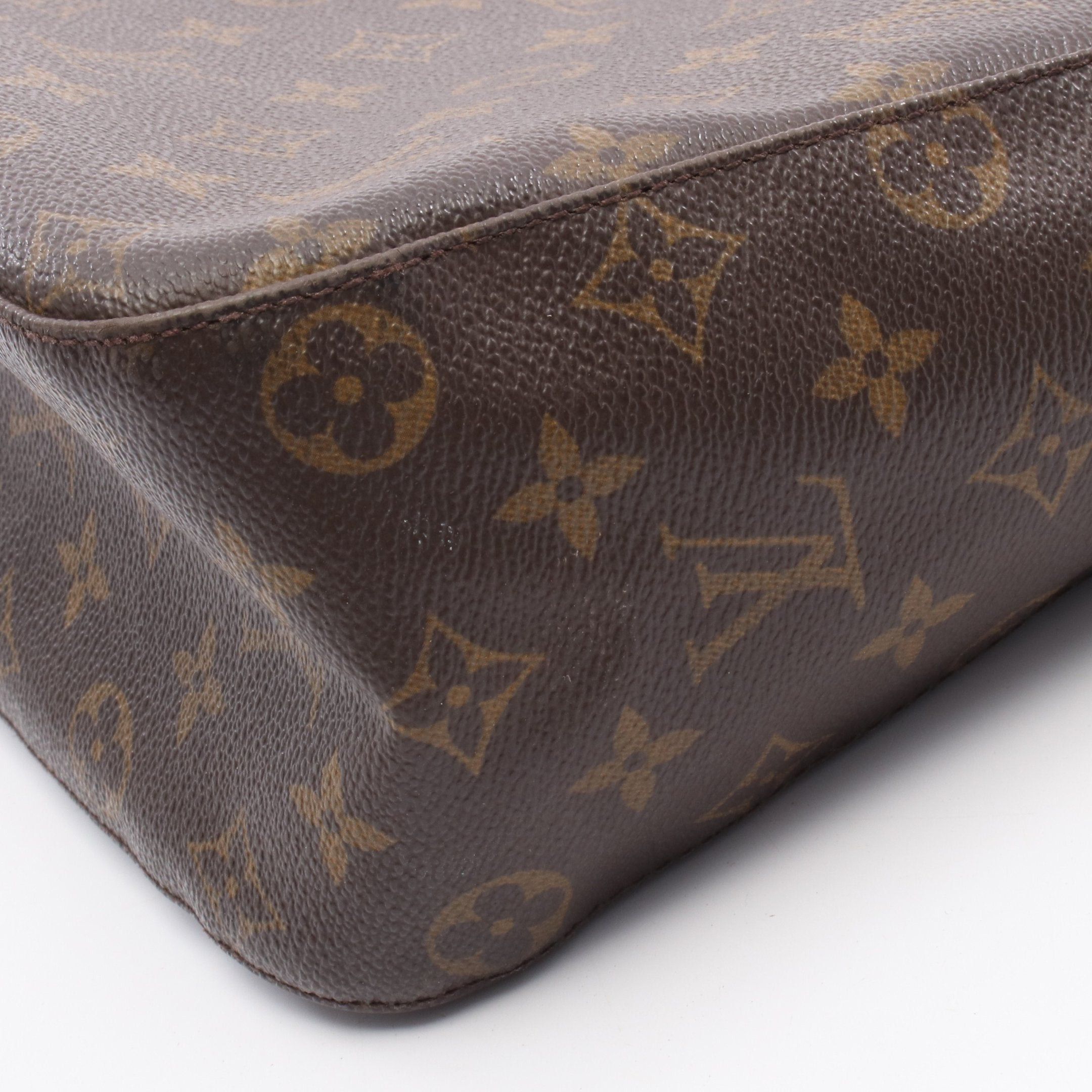 Louis Vuitton Louis Vuitton Looping Gm Monogram Shoulder Bag Leather Brown Size ONE SIZE - 11 Thumbnail