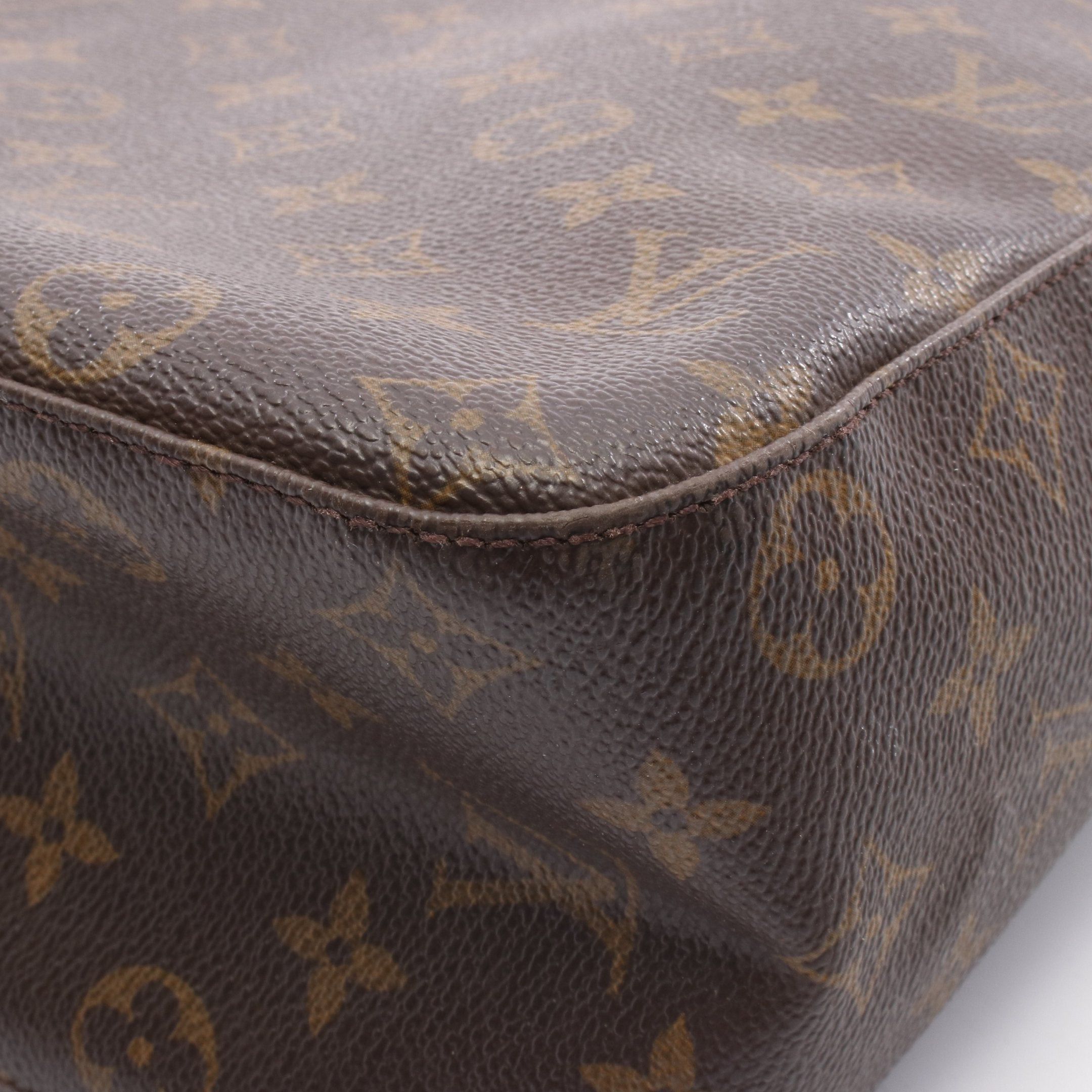 Louis Vuitton Louis Vuitton Looping Gm Monogram Shoulder Bag Leather Brown Size ONE SIZE - 10 Thumbnail