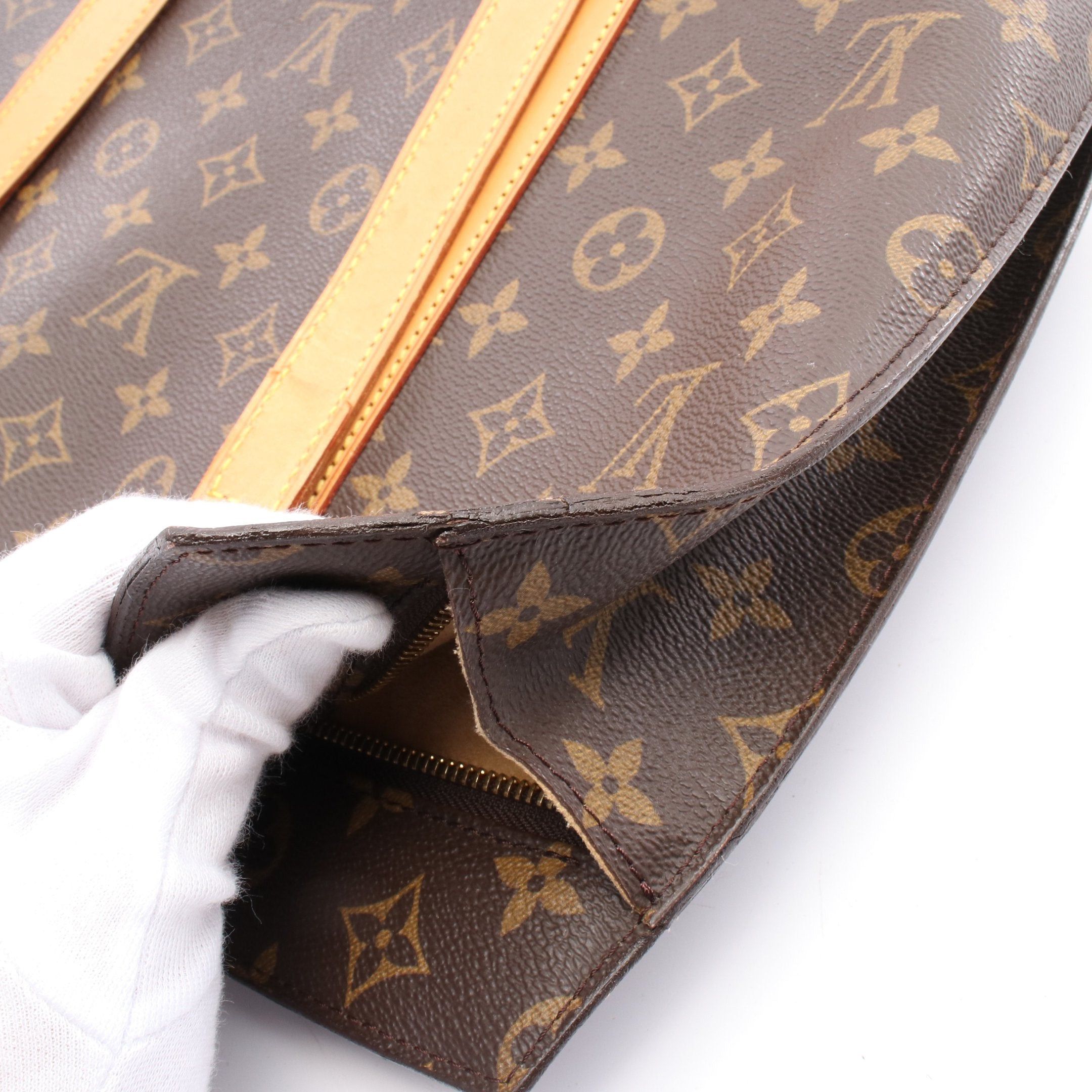 Louis Vuitton Louis Vuitton Babylon Monogram Shoulder Bag Leather Brown Size ONE SIZE - 11 Thumbnail