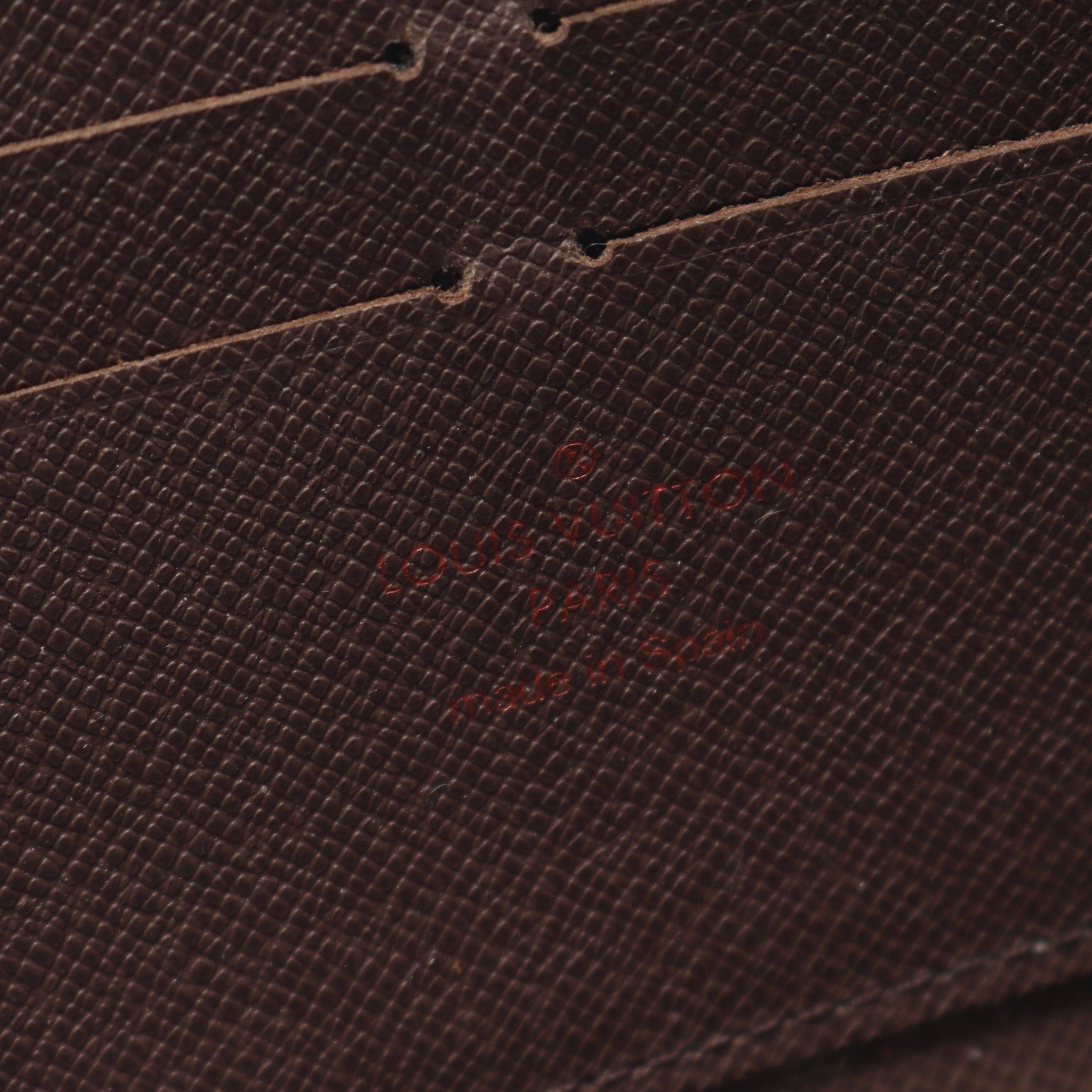 Louis Vuitton Louis Vuitton Zippy Wallet Damier Ebene Round Zipper Long Brown Size ONE SIZE - 4 Thumbnail