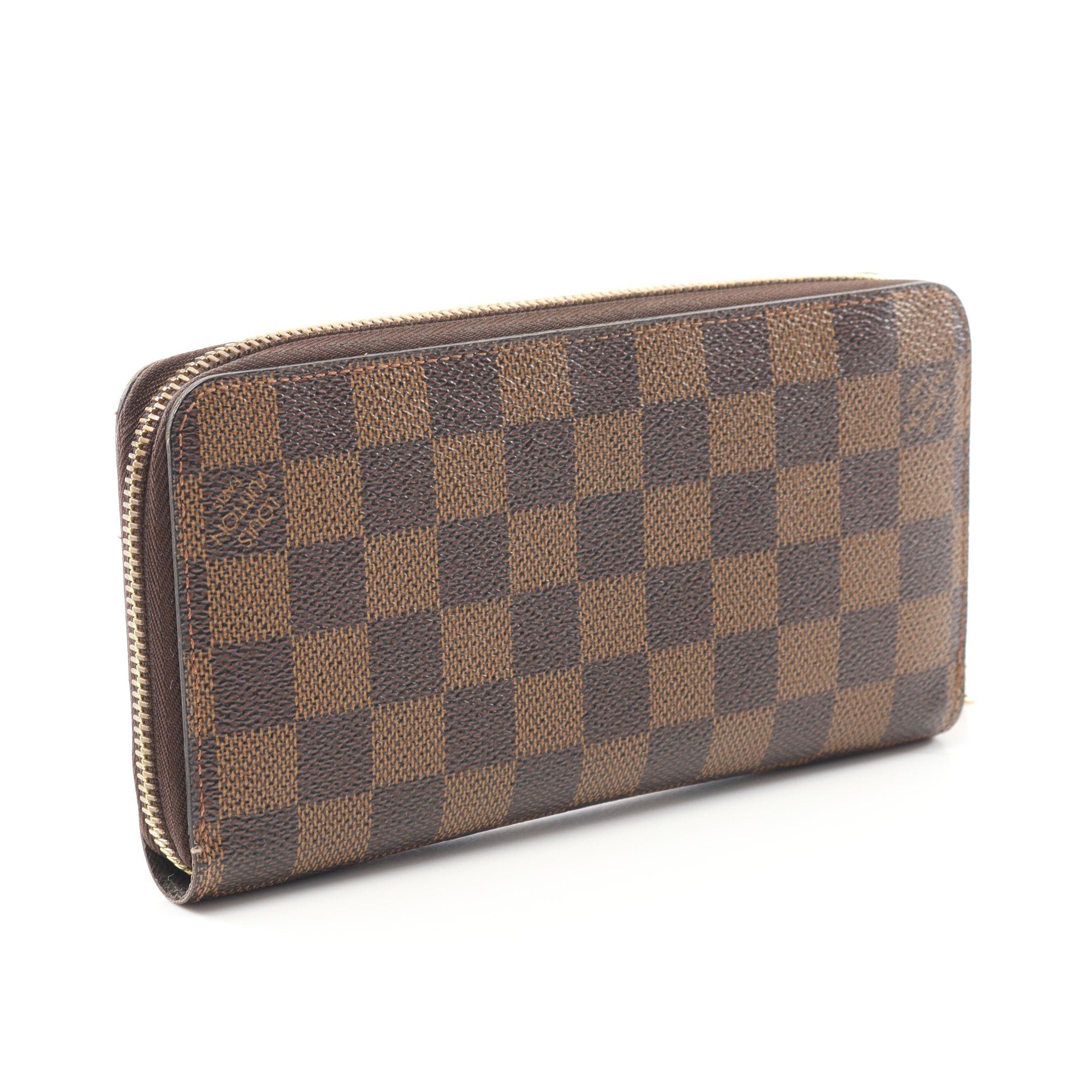 Louis Vuitton Louis Vuitton Zippy Wallet Damier Ebene Round Zipper Long Brown Size ONE SIZE - 2 Thumbnail