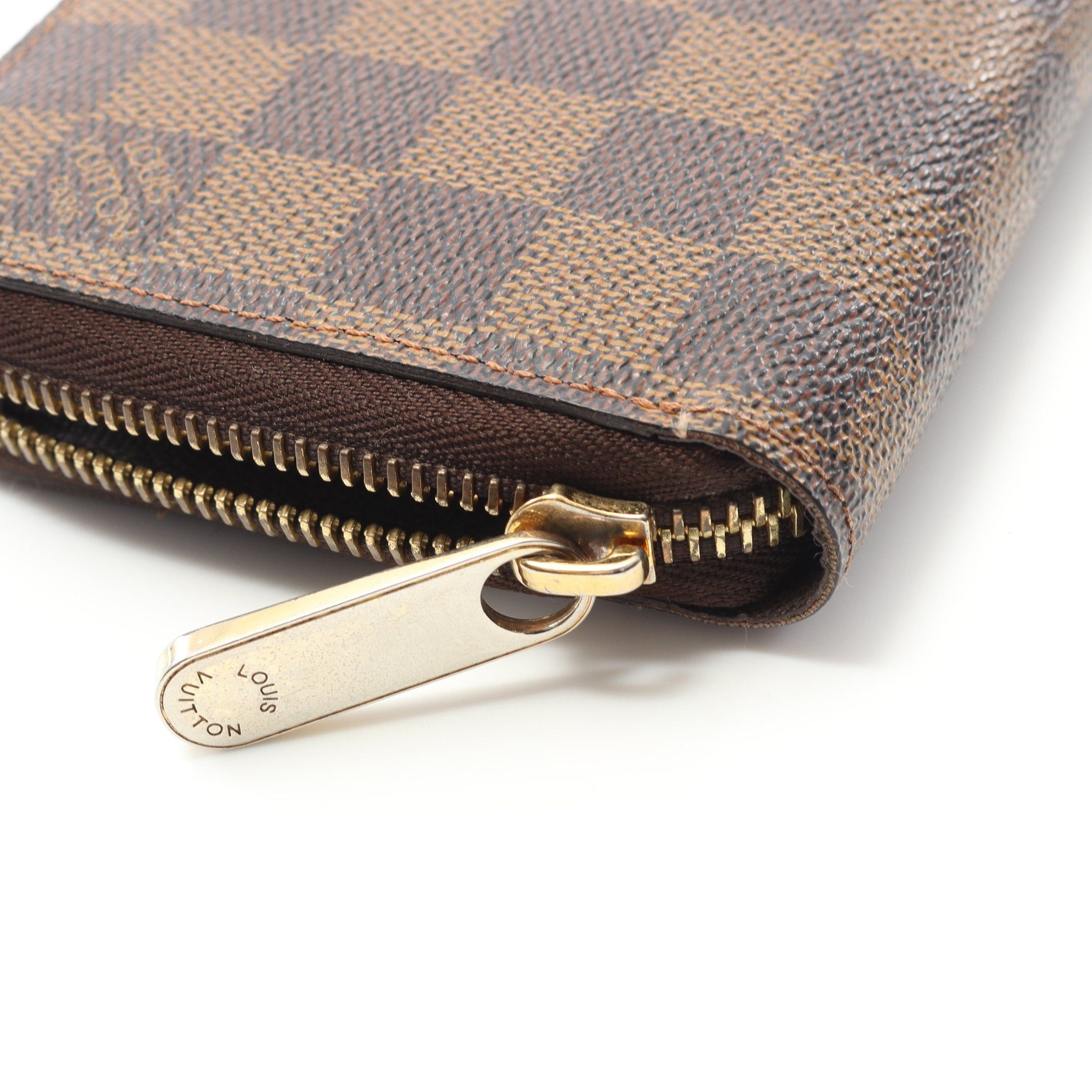 Louis Vuitton Louis Vuitton Zippy Wallet Damier Ebene Round Zipper Long Brown Size ONE SIZE - 8 Thumbnail