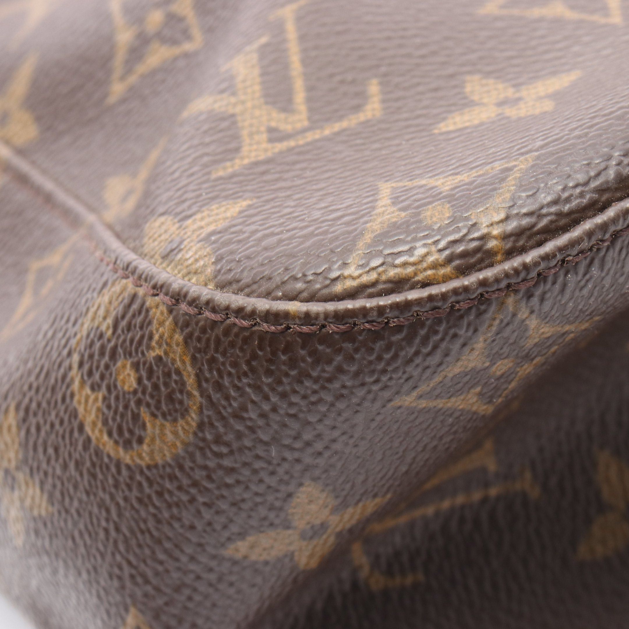 Louis Vuitton Louis Vuitton Looping Gm Monogram Shoulder Bag Leather Brown Size ONE SIZE - 9 Thumbnail