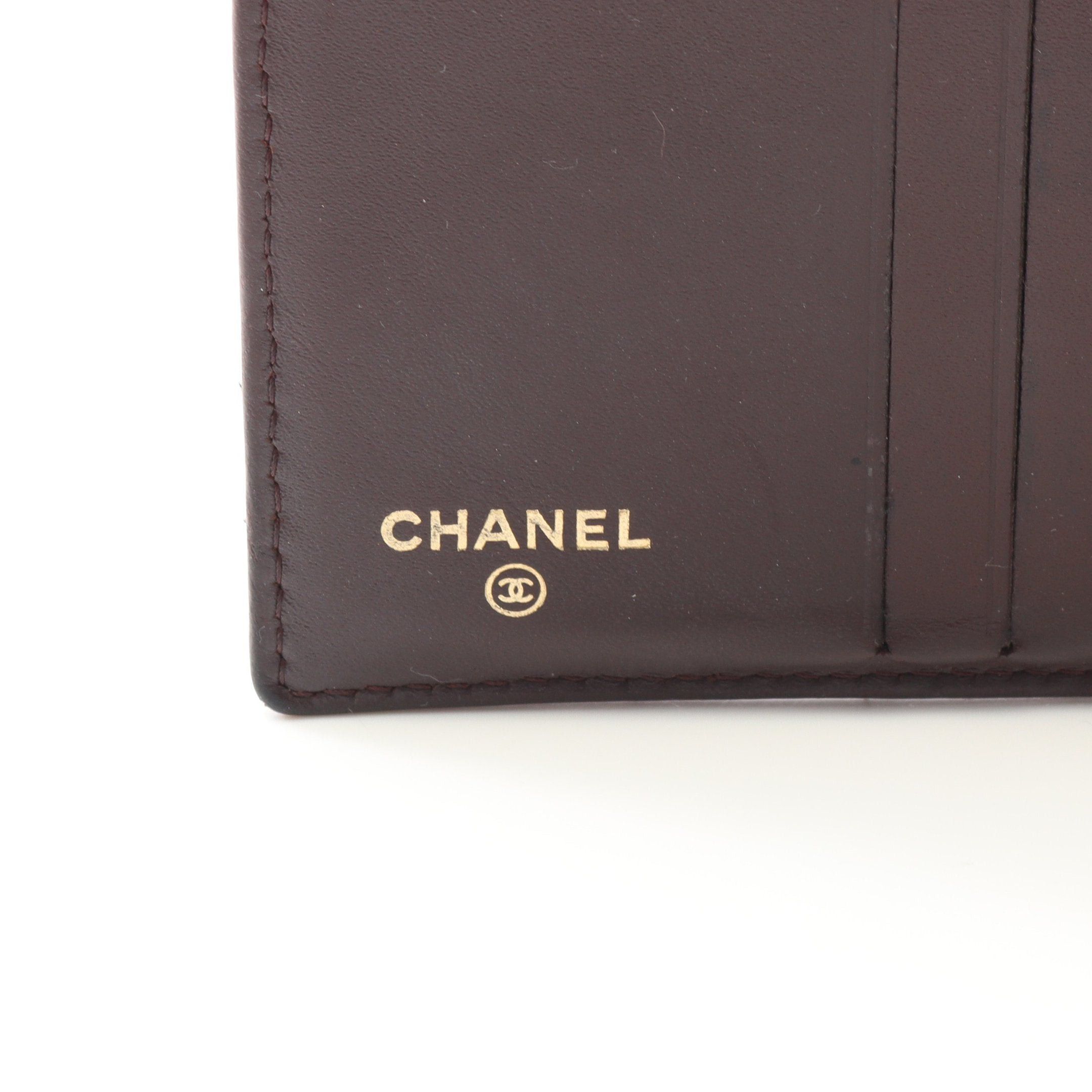 Chanel Chanel Matelasse Double Hook Wallet Bi-Fold Caviar Skin Black Gold Hardware Size ONE SIZE - 5 Thumbnail