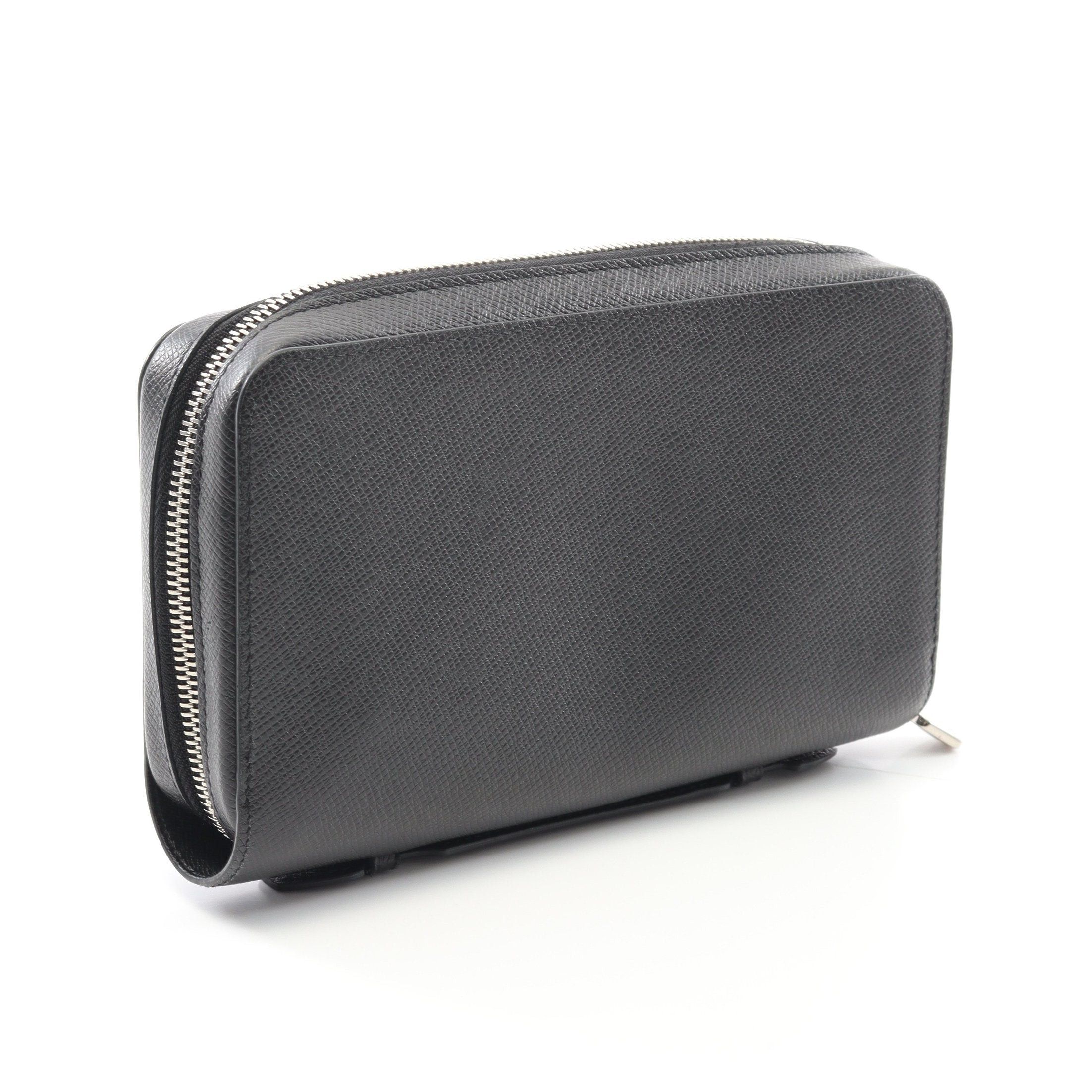 Louis Vuitton Louis Vuitton Zippy Xl Taiga Ardoise Round Zipper Long Wallet Leather Black Size ONE SIZE - 2 Thumbnail