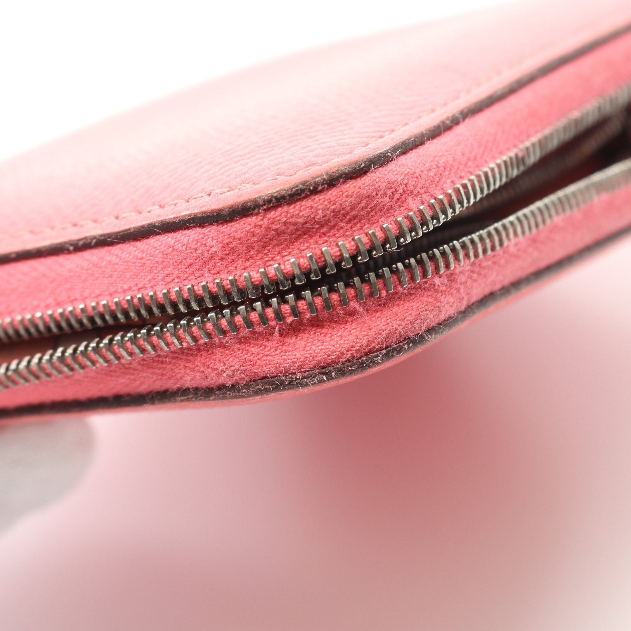 Hermes Hermes Azap Compact Silk In Rose Azalea Round Zipper Wallet Veau Epsom Pink Silver Hardware D Stamp Size ONE SIZE - 8 Thumbnail