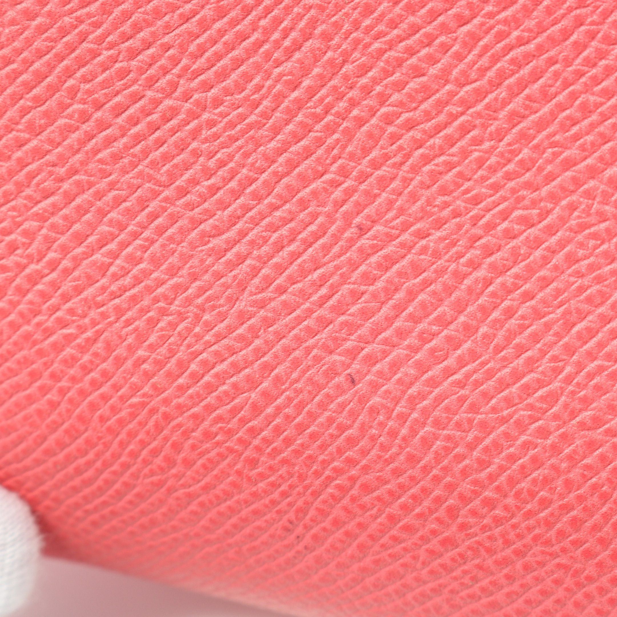Hermes Hermes Azap Compact Silk In Rose Azalea Round Zipper Wallet Veau Epsom Pink Silver Hardware D Stamp Size ONE SIZE - 6 Thumbnail