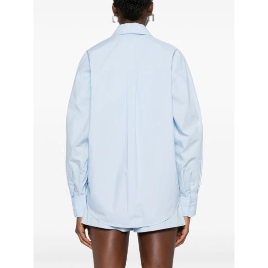 Alexander Wang ALEXANDER WANG Women Shirts 1WC3251133 459B BLUE Size M / US 6-8 / IT 42-44 - 2 Thumbnail
