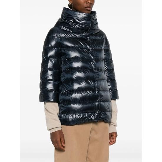 Herno HERNO Women Jackets 12017Z PI0043DIC 9200 BLUE Size M / US 6-8 / IT 42-44 - 2 Thumbnail