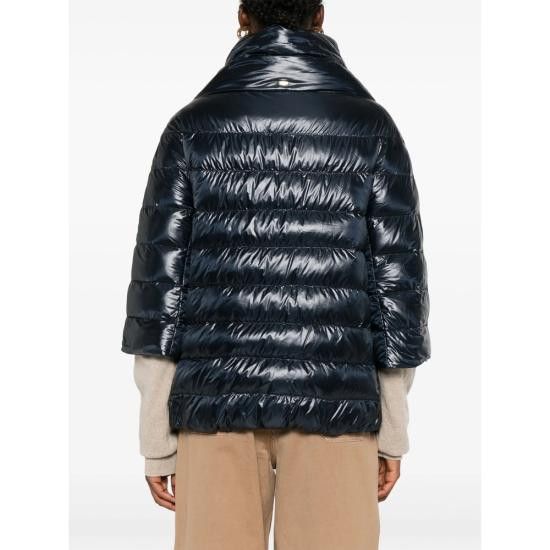 Herno HERNO Women Jackets 12017Z PI0043DIC 9200 BLUE Size L / US 10 / IT 46 - 4 Thumbnail