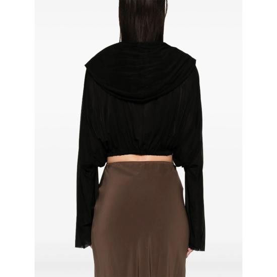 Rick Owens RICK OWENS Women Blouses RO01E7278 BZ 09 BLACK Size ONE SIZE - 4 Thumbnail