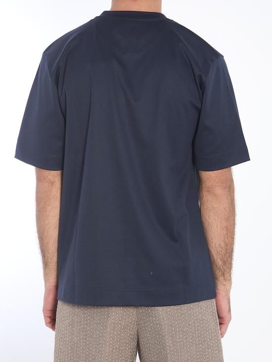 Fendi FENDI Men T-Shirts FY0936 BLUE Size US M / EU 48-50 / 2 - 4 Thumbnail