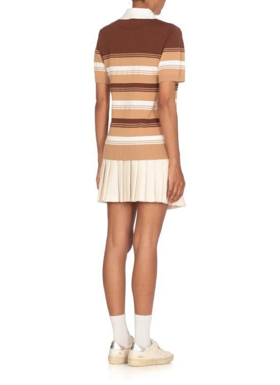 Casablanca CASABLANCA Women Polo Shirts UWS25KW90701 BEIGE BROWN Brown Size XS / US 0-2 / IT 36-38 - 3 Thumbnail