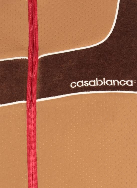 Casablanca CASABLANCA Women Hoodies WS25JTP35701 BEIGE BROWN Brown Size S / US 4 / IT 40 - 4 Thumbnail