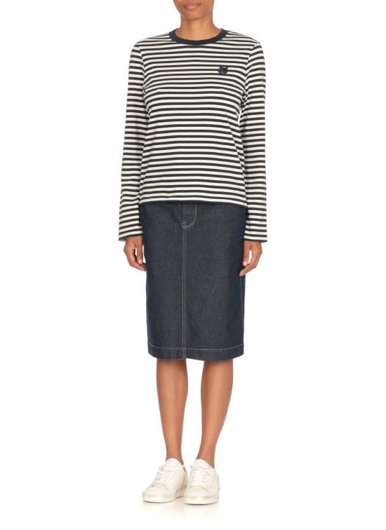 Maison Kitsune MAISON KITSUNE Women Sweater OW00111 KA00260243 Blue Size L / US 10 / IT 46 - 2 Thumbnail