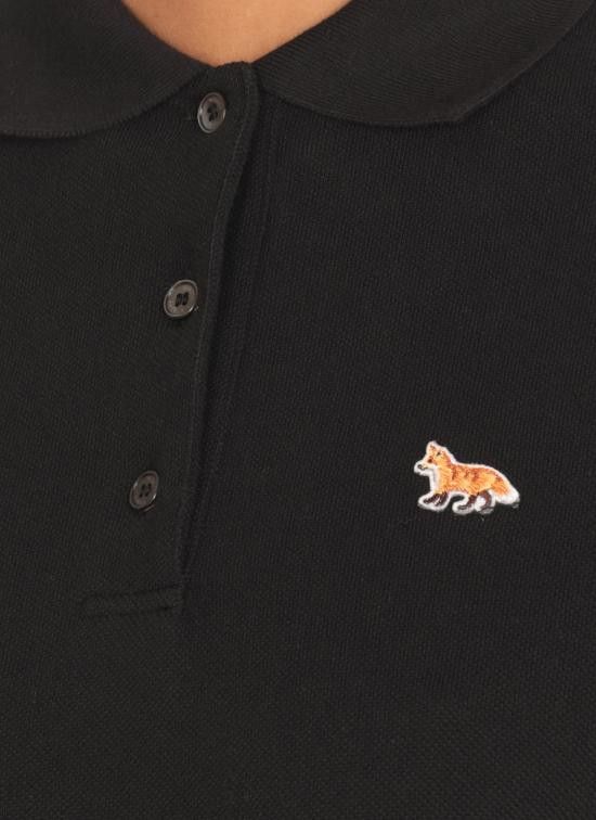 Maison Kitsune MAISON KITSUNE Women Polo Shirts OW00207 KJ7010P199 Black Size M / US 6-8 / IT 42-44 - 4 Thumbnail