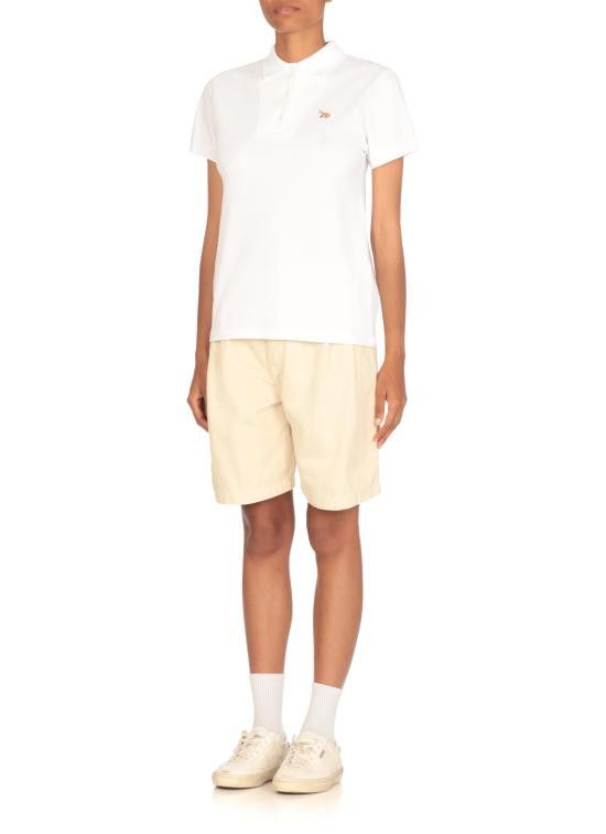 Maison Kitsune MAISON KITSUNE Women Polo Shirts OW00207 KJ7010P100 White Size L / US 10 / IT 46 - 2 Thumbnail