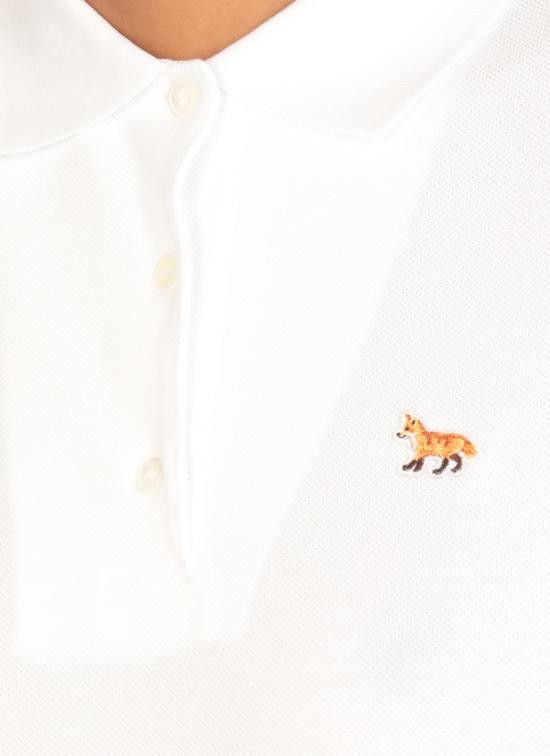 Maison Kitsune MAISON KITSUNE Women Polo Shirts OW00207 KJ7010P100 White Size M / US 6-8 / IT 42-44 - 4 Thumbnail