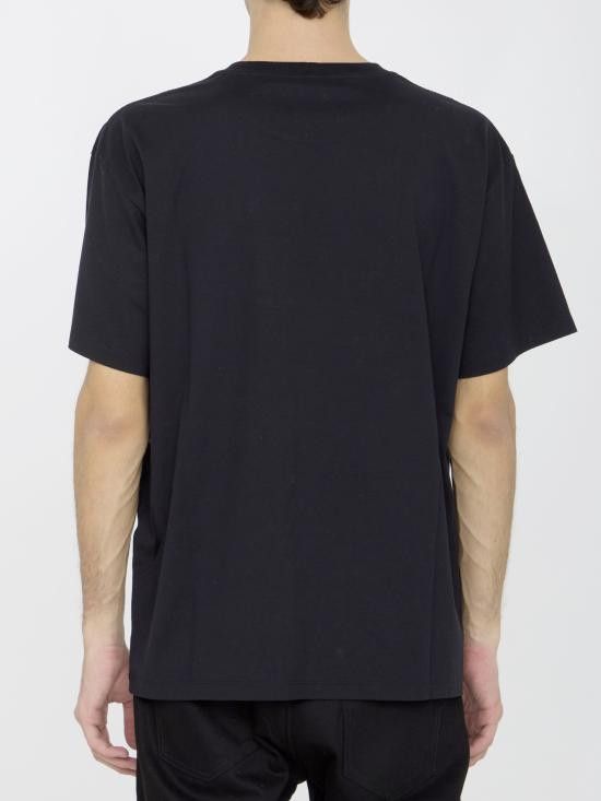 Celine CELINE Men T-Shirts 2X04I671Q BLACK Size US XL / EU 56 / 4 - 4 Thumbnail