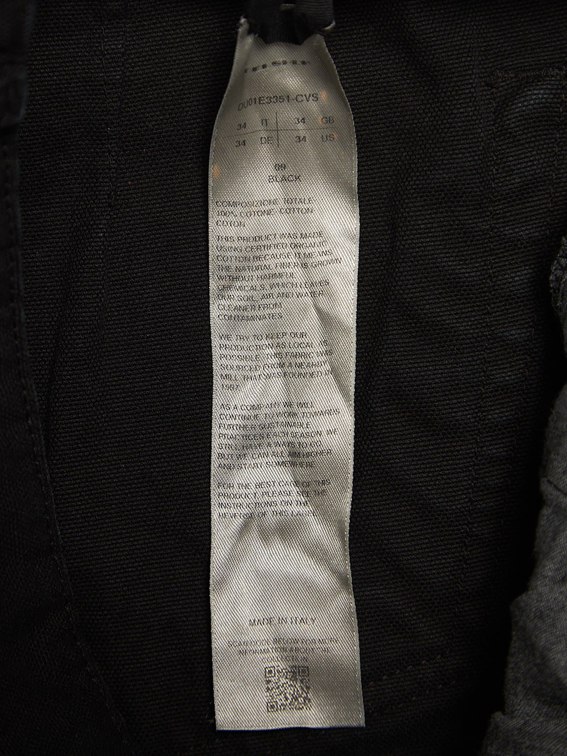 Rick Owens Drkshdw Black Geth Cotton Jeans Size US 32 / EU 48 - 4 Thumbnail