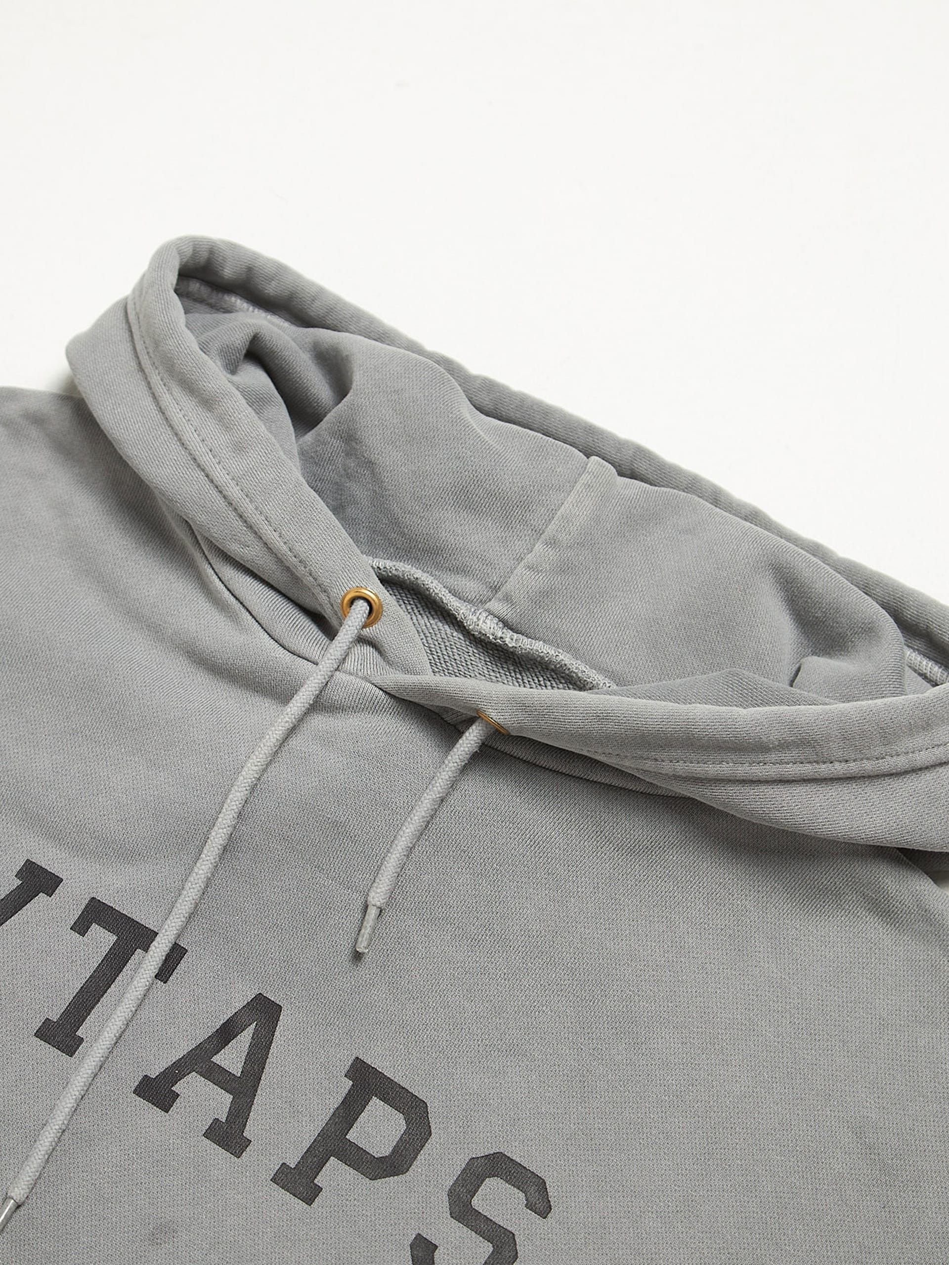 Wtaps Gray Logo Printed Cotton Hoodie Size US XL / EU 56 / 4 - 3 Thumbnail