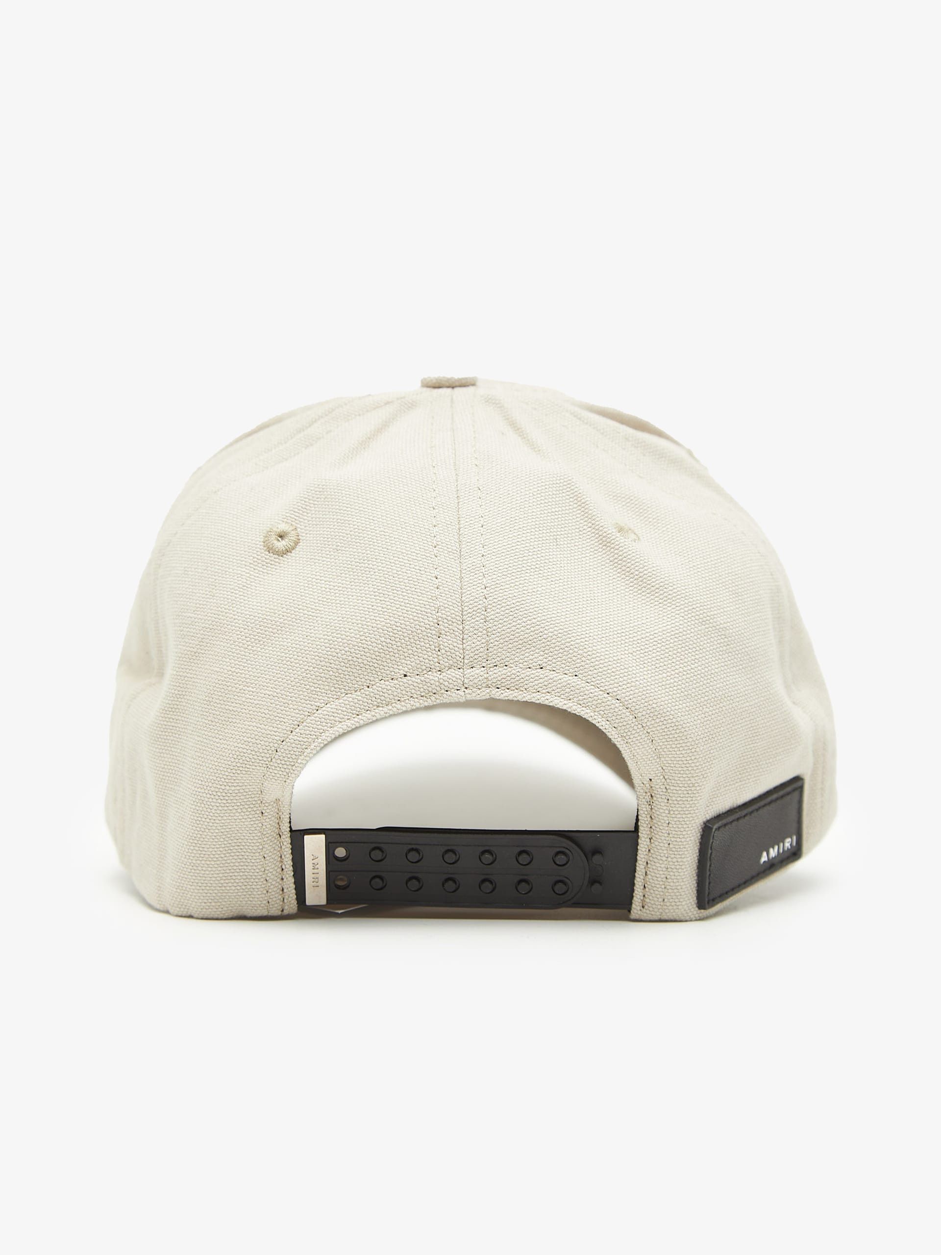 Amiri Beige Black Logo Embroidered Cotton Cap Size ONE SIZE - 3 Thumbnail