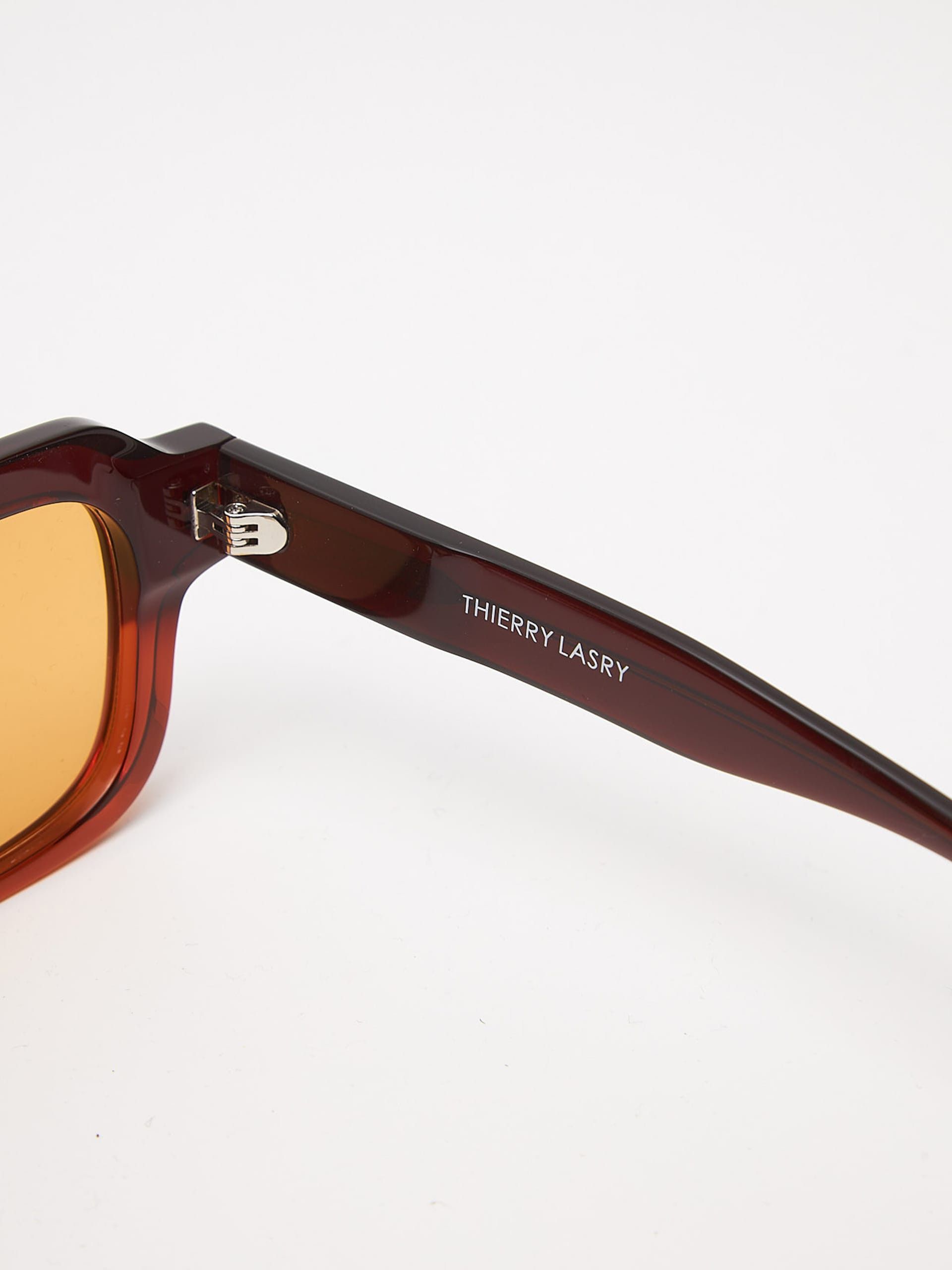 Thierry Lasry Brown Translucent Plastic Sunglasses Size ONE SIZE - 4 Thumbnail