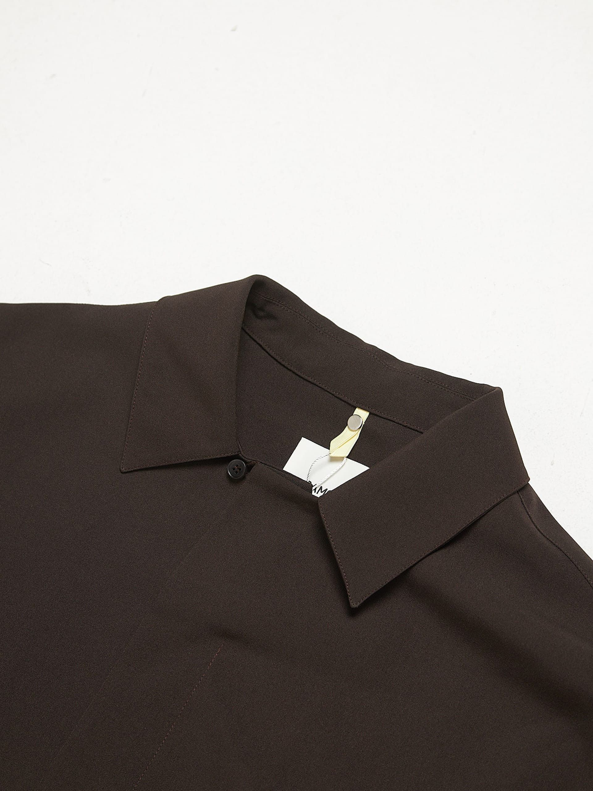 OAMC Dark Brown Logo Embroidered Polyester Shirt Size US XL / EU 56 / 4 - 3 Thumbnail