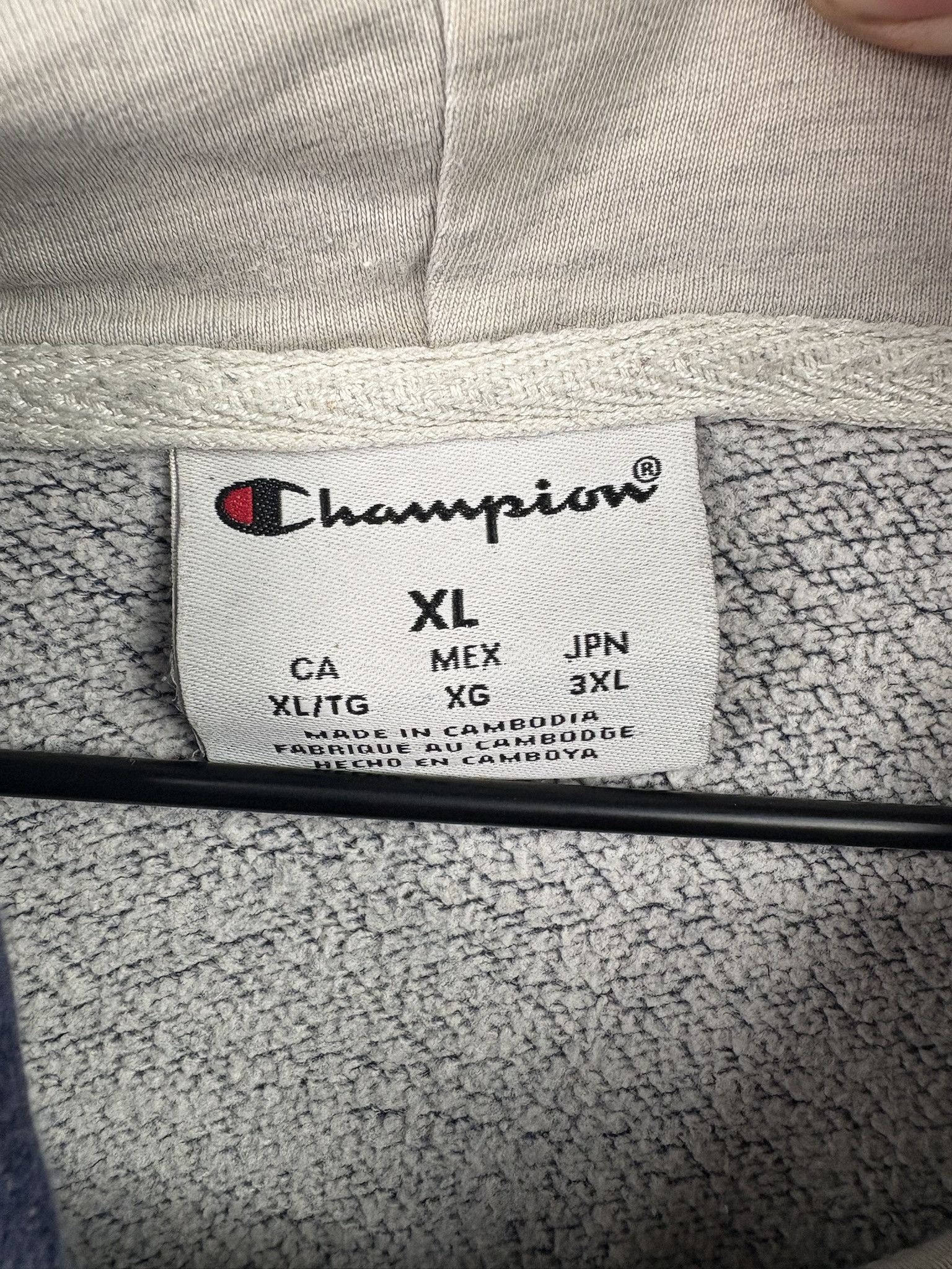 Champion × Vintage Vintage 1990's Champion Embroidered Sweatshirt Size US XL / EU 56 / 4 - 2 Thumbnail