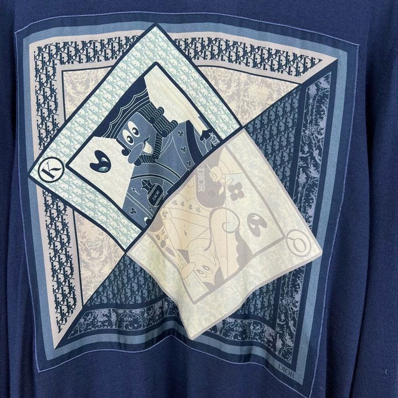 Dior Dior Kenny Scharf Embroidered Wool Knit Sweater-yf Size US M / EU 48-50 / 2 - 3 Thumbnail