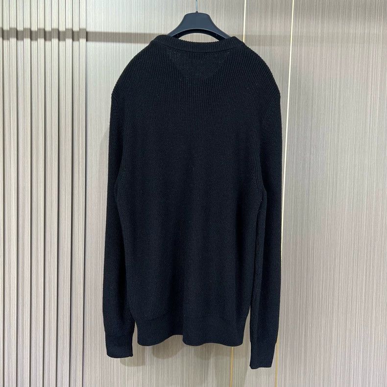 Dior Dior Wool Knit Sweater with Shoulder Zipper-yf Size US XL / EU 56 / 4 - 2 Thumbnail